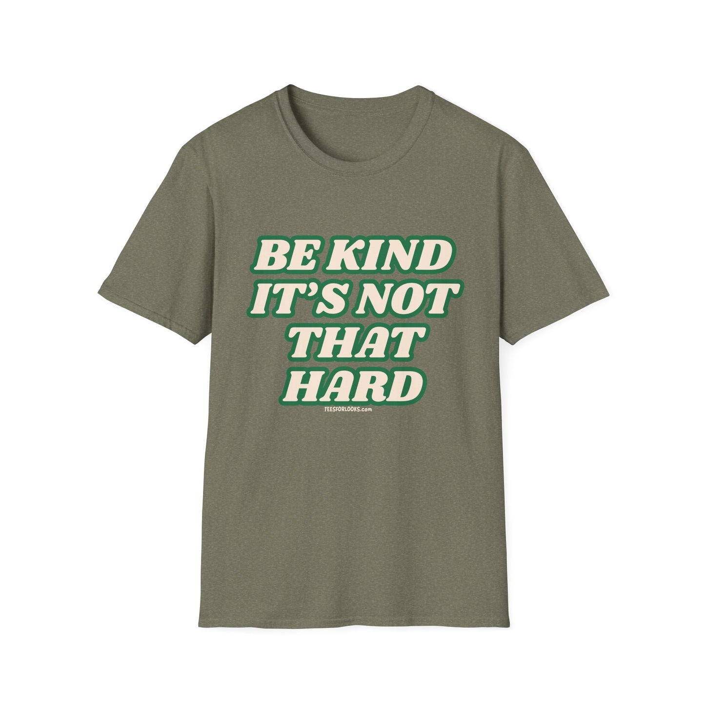 Be Kind Unisex Softstyle T-Shirt | Positive Message Tee for Everyday Wear