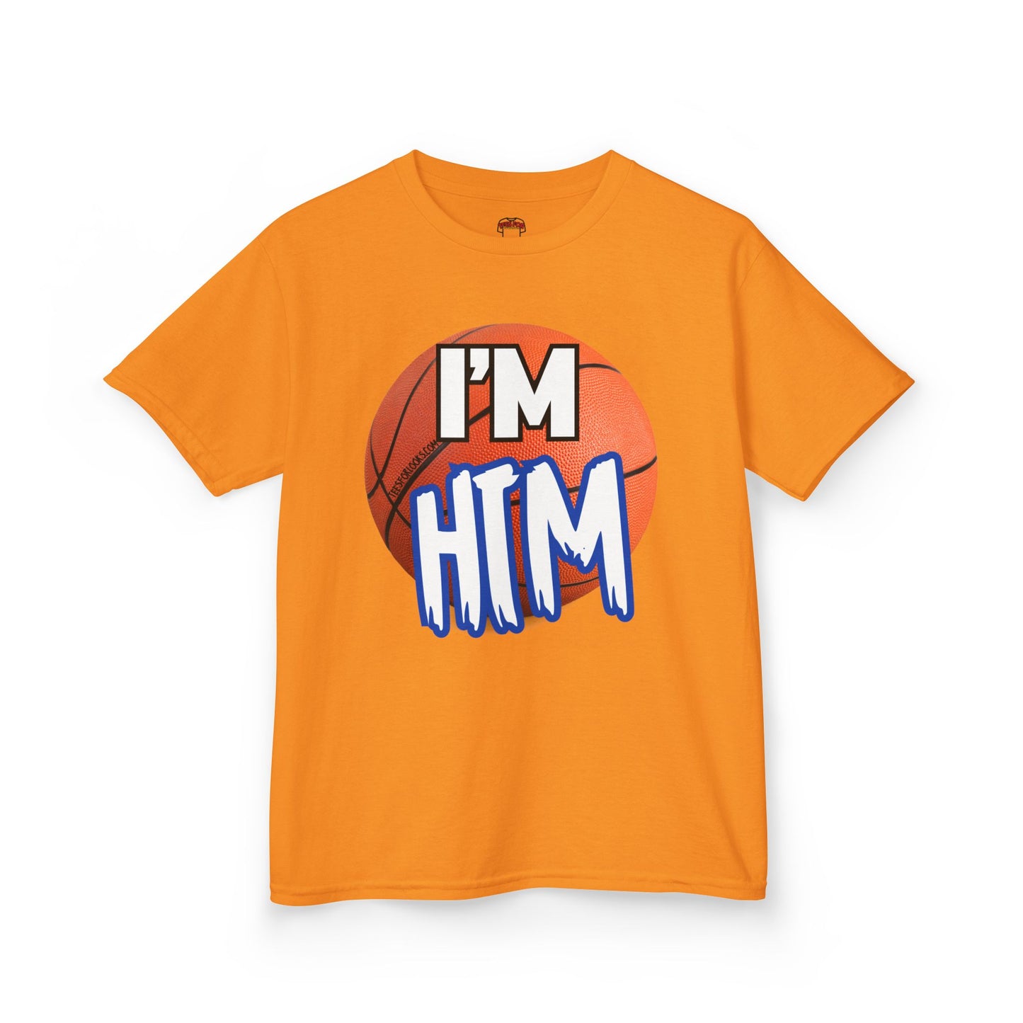 I'm HTM Kids Basketball Tee - Heavy Cotton T-Shirt for Young Athletes