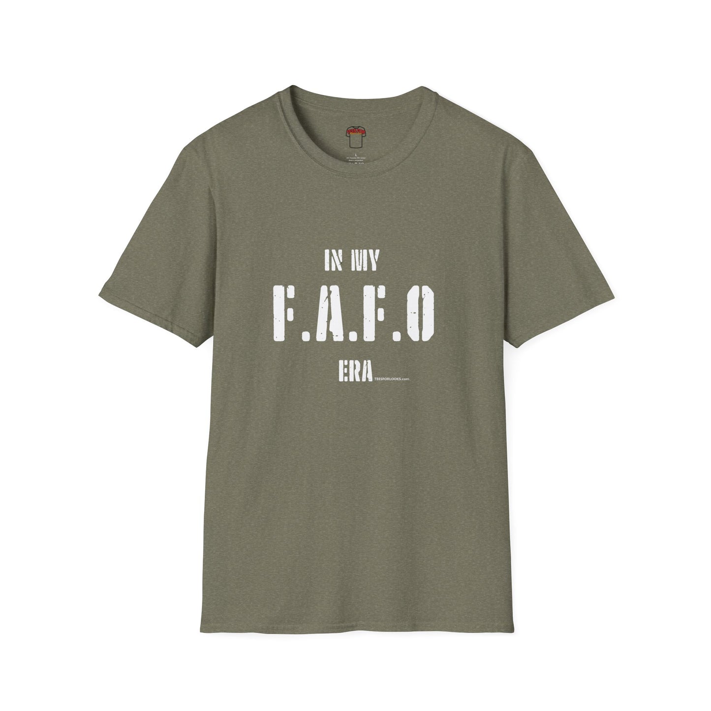 In My F.A.F.O. Era Unisex Softstyle T-Shirt - Casual Statement Tee for Confident Individuals