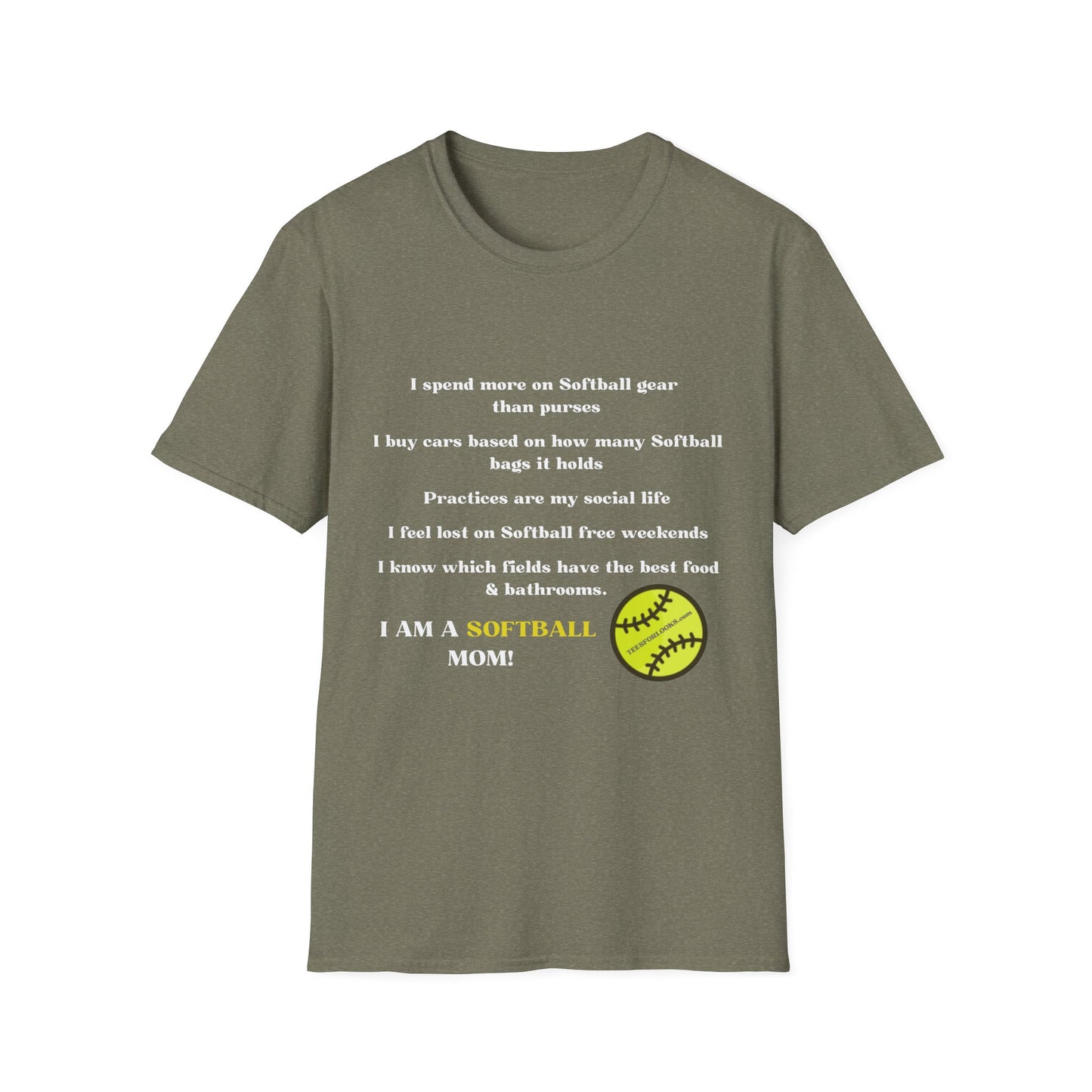 Softball Enthusiast Unisex T-Shirt - Celebrate Your Love for the Game!