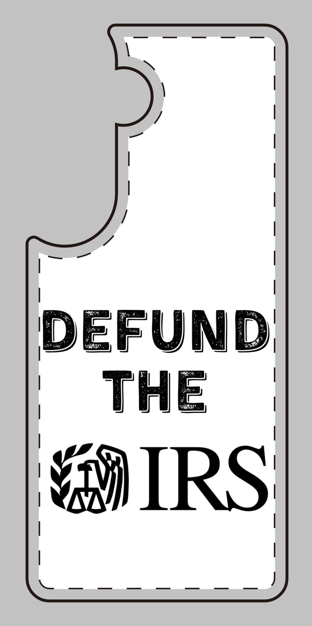 Defund the IRS Silicone Phone Case - Statement Accessory for Activists