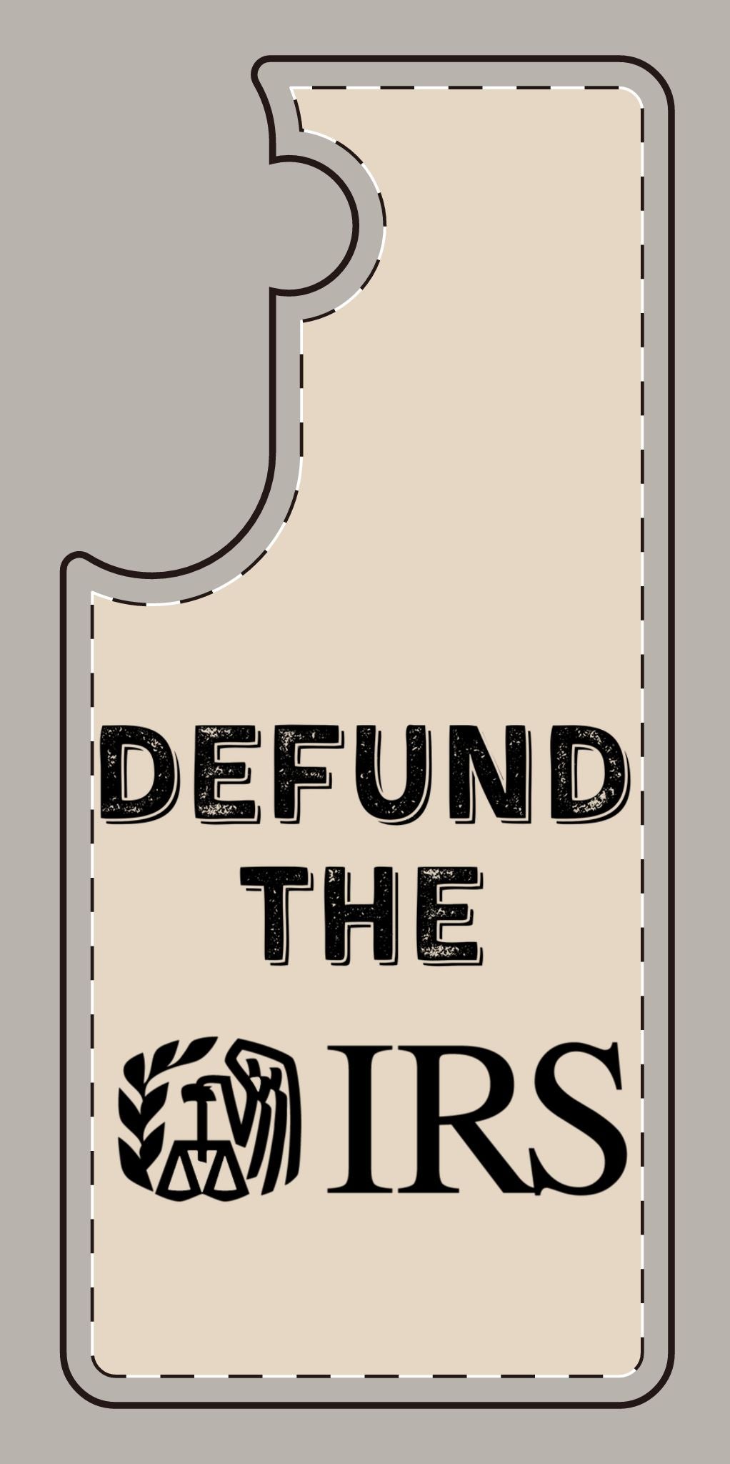 Defund the IRS Silicone Phone Case - Statement Accessory for Activists