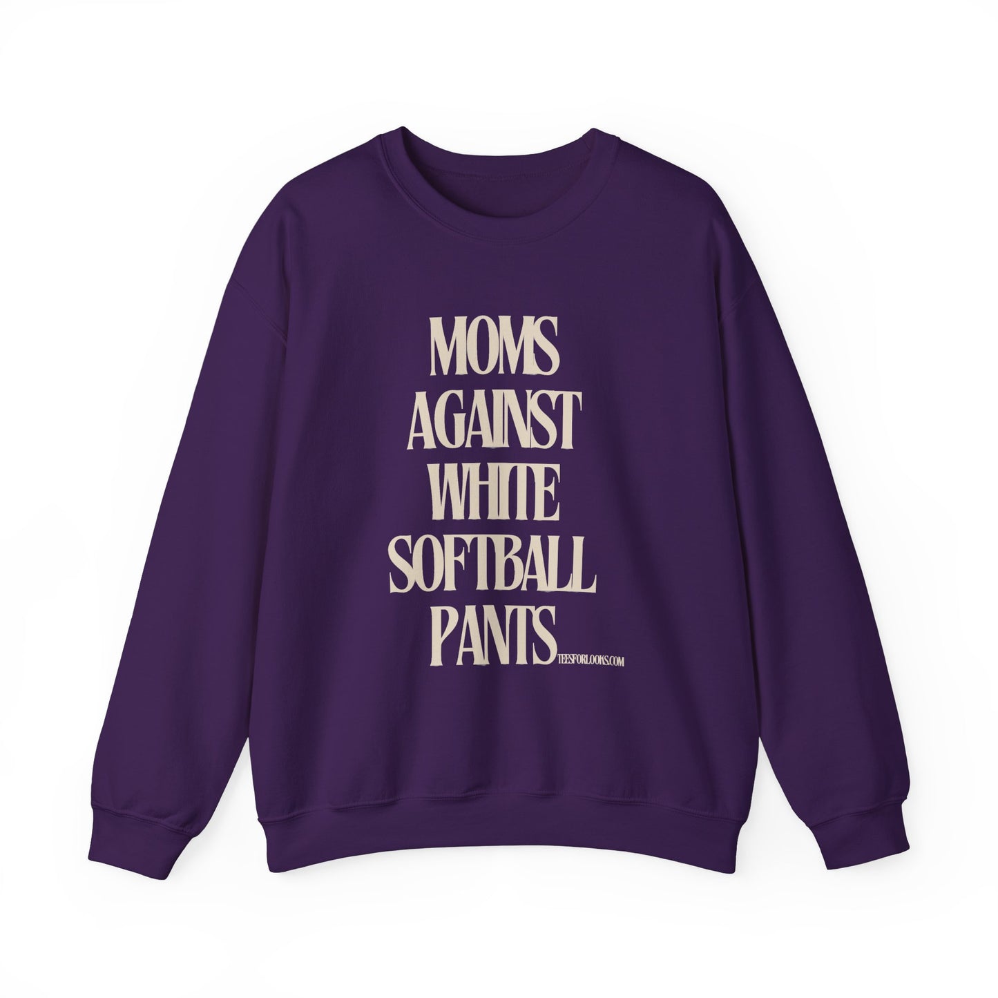 Moms Against White Sweatshirt - Unisex Heavy Blend™ Crewneck