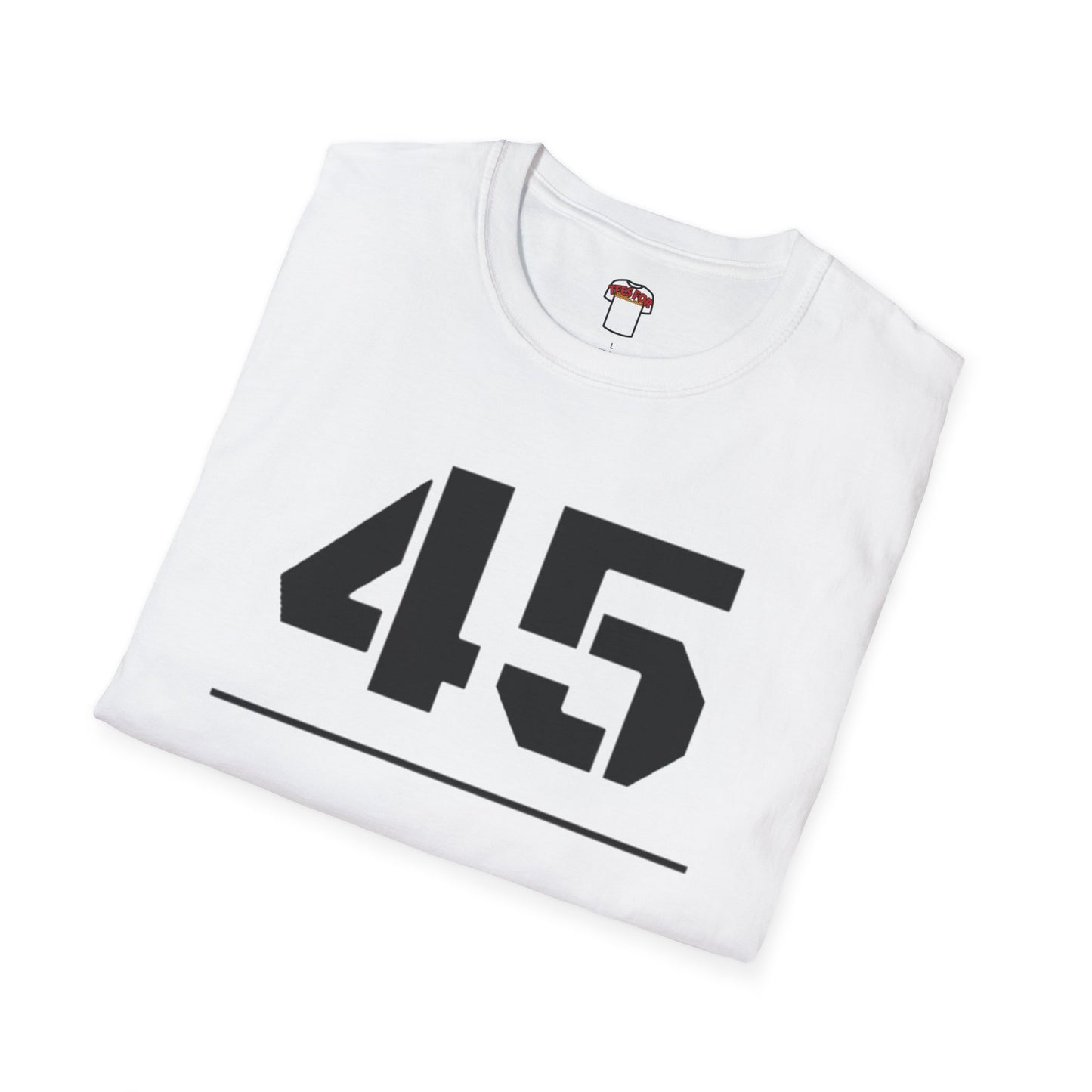 Unisex Softstyle T-Shirt - Sporty Number Design Tee for Casual Wear