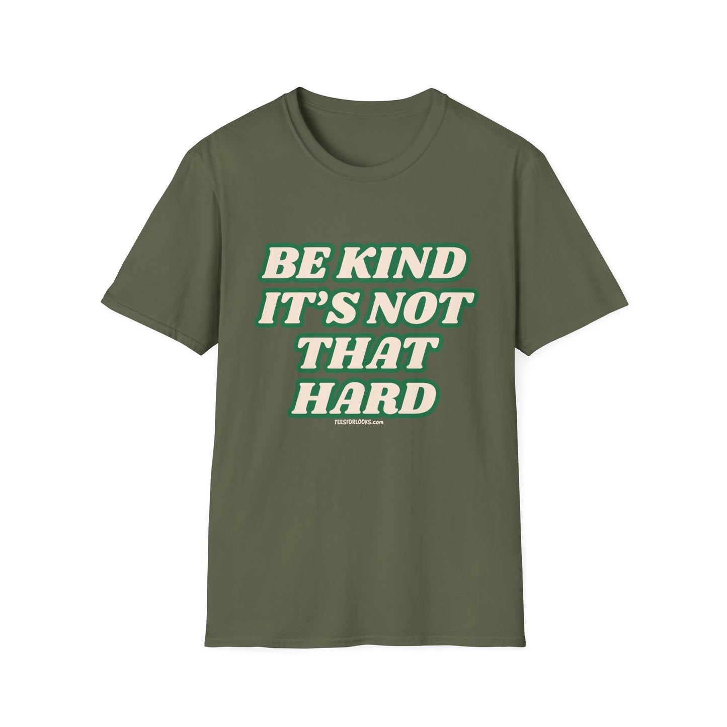 Be Kind Unisex Softstyle T-Shirt | Positive Message Tee for Everyday Wear