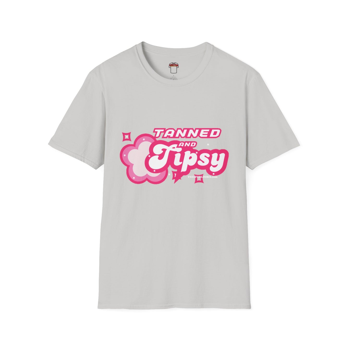 Tanned and Tipsy Unisex Softstyle T-Shirt - Fun Summer Vibe Tee