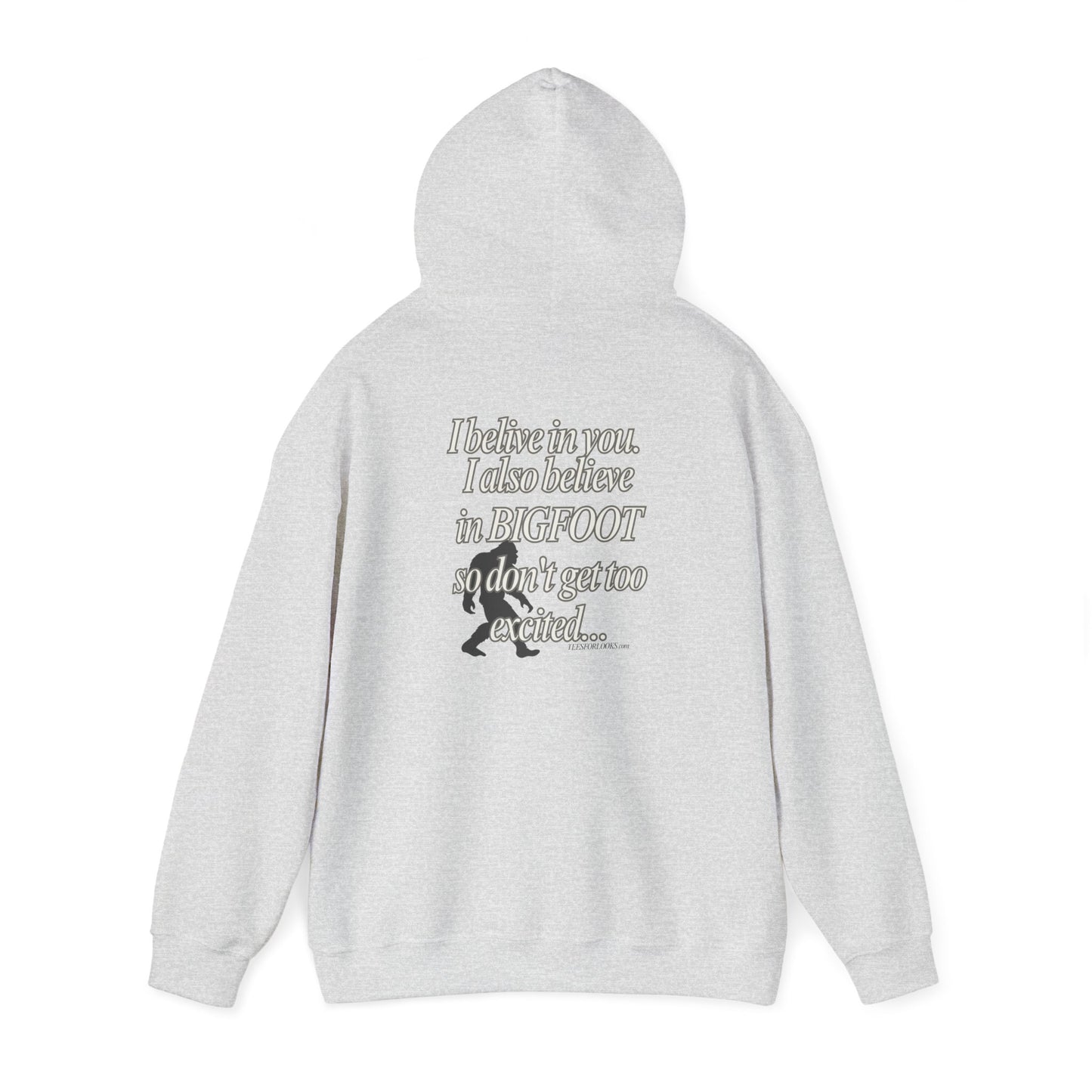 Bigfoot Believer Unisex Hoodie - Fun & Comfy Heavy Blend Sweatshirt for Wilderness Lovers