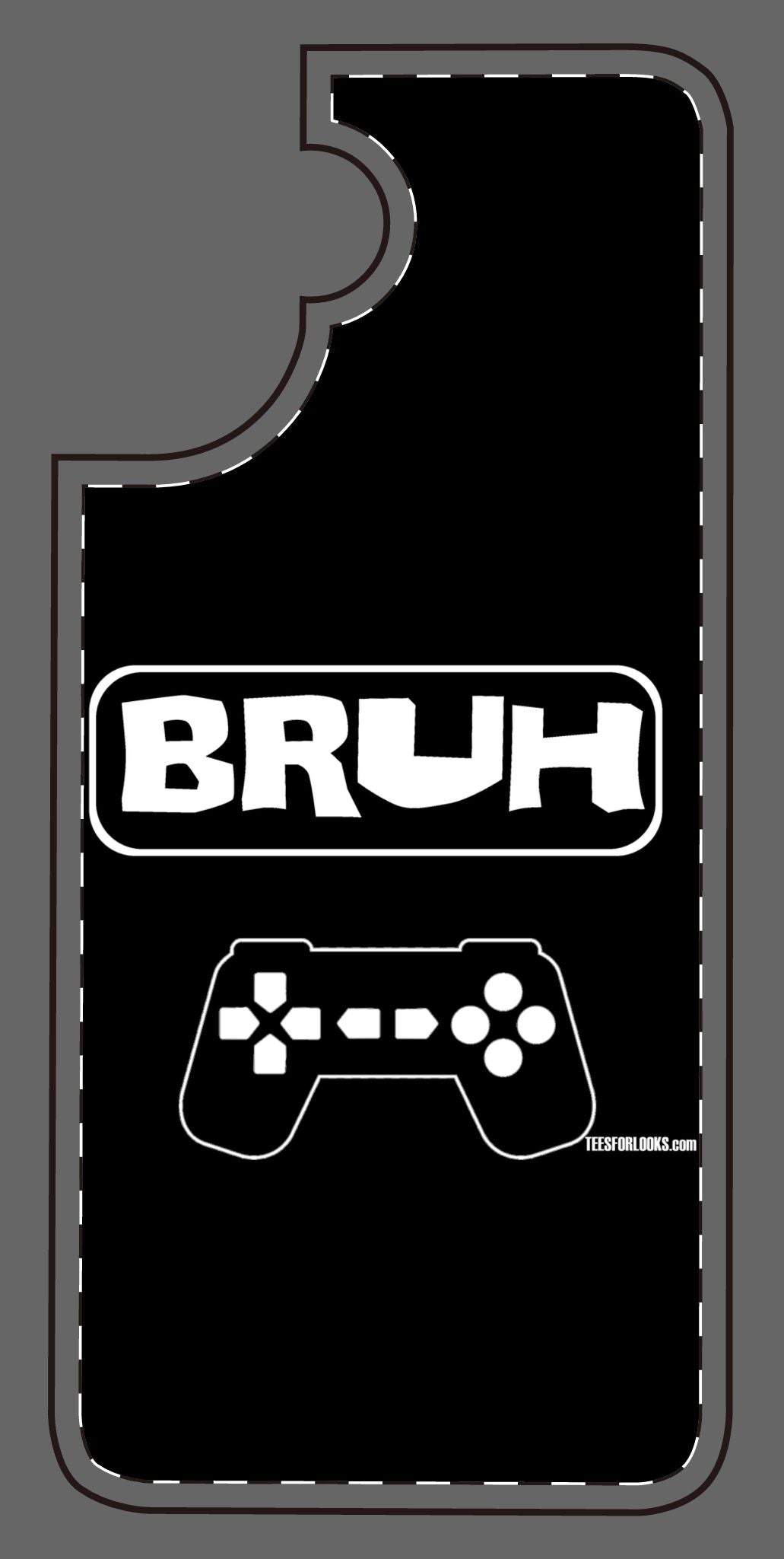 Gaming Bruh Silicone Phone Case - Cool Gamer Accessory