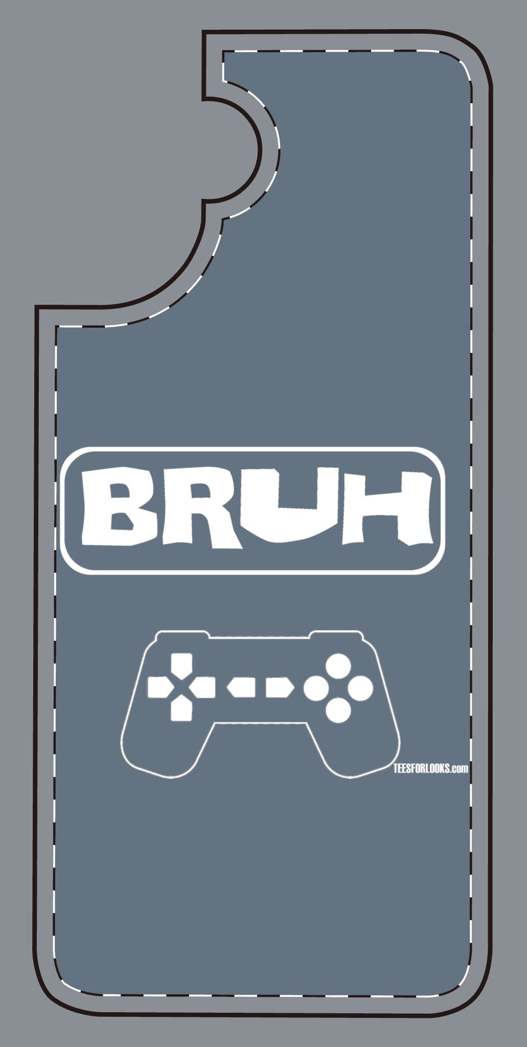 Gaming Bruh Silicone Phone Case - Cool Gamer Accessory