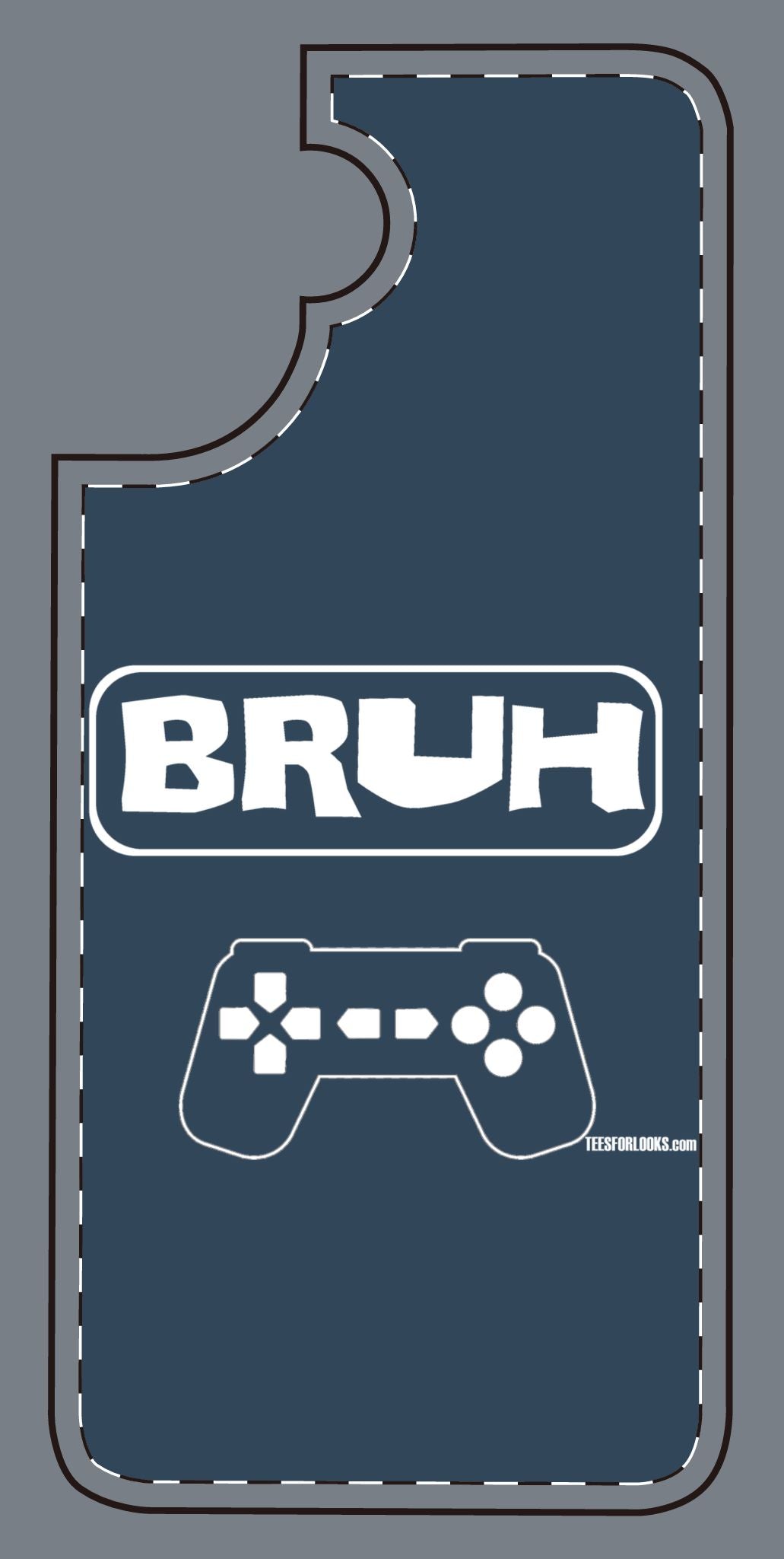 Gaming Bruh Silicone Phone Case - Cool Gamer Accessory