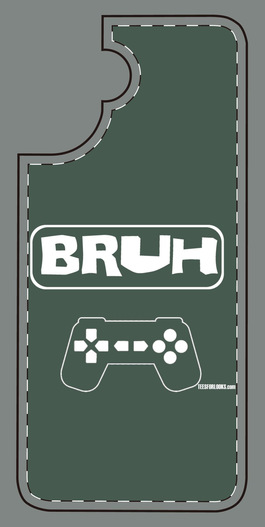 Gaming Bruh Silicone Phone Case - Cool Gamer Accessory