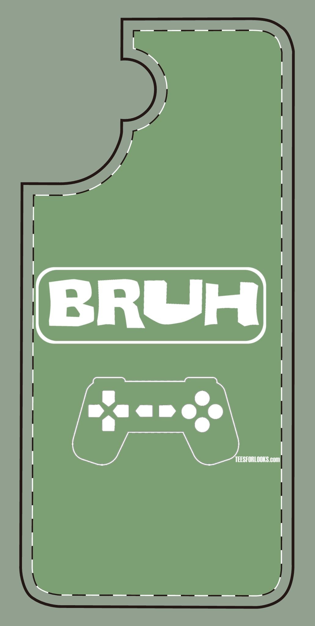 Gaming Bruh Silicone Phone Case - Cool Gamer Accessory