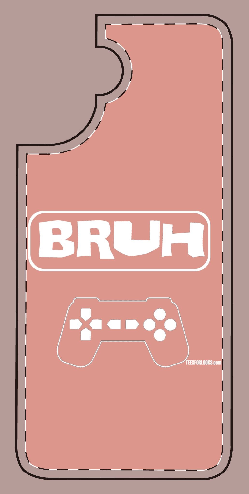 Gaming Bruh Silicone Phone Case - Cool Gamer Accessory