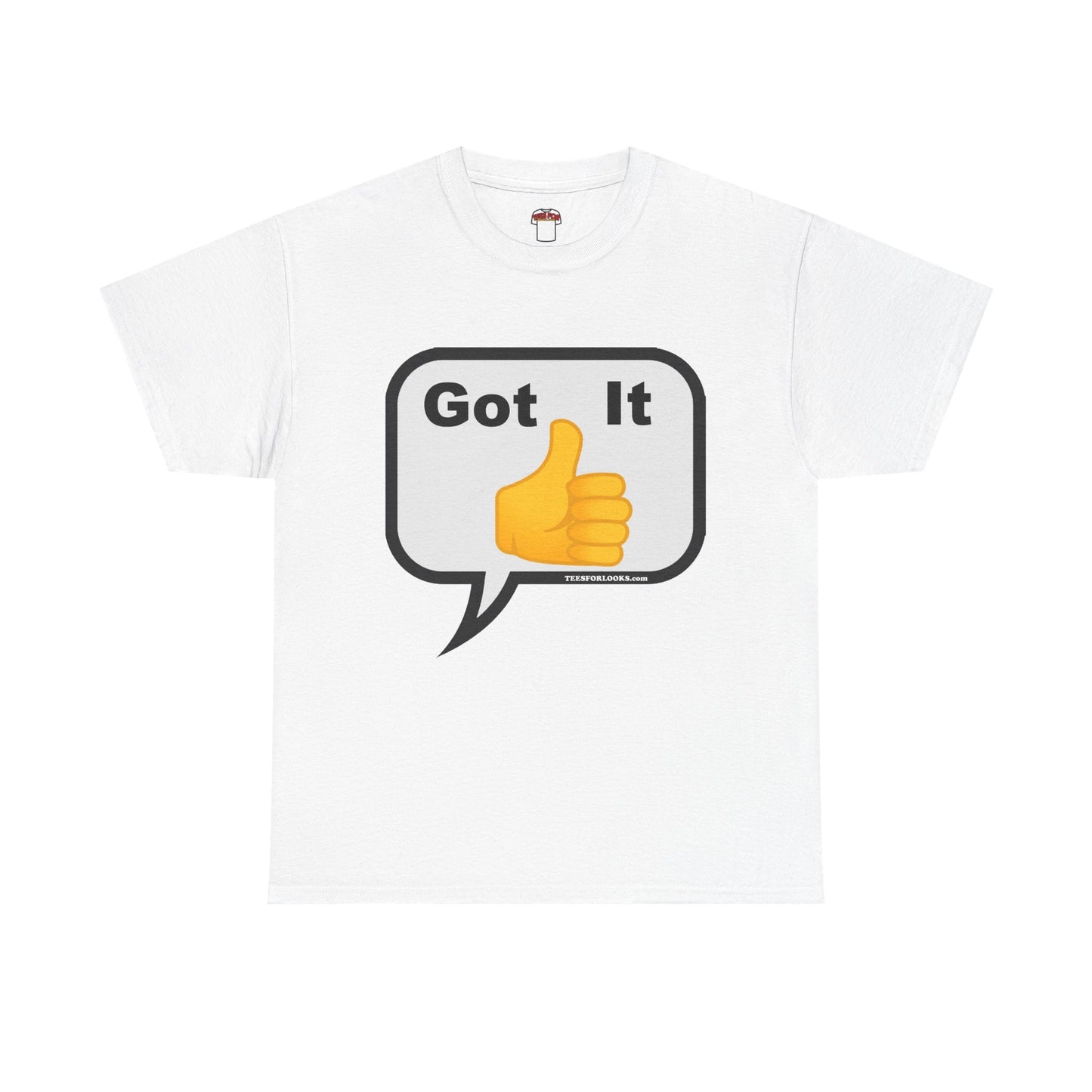 Unisex Heavy Cotton Tee - "Got It" Emoji Design