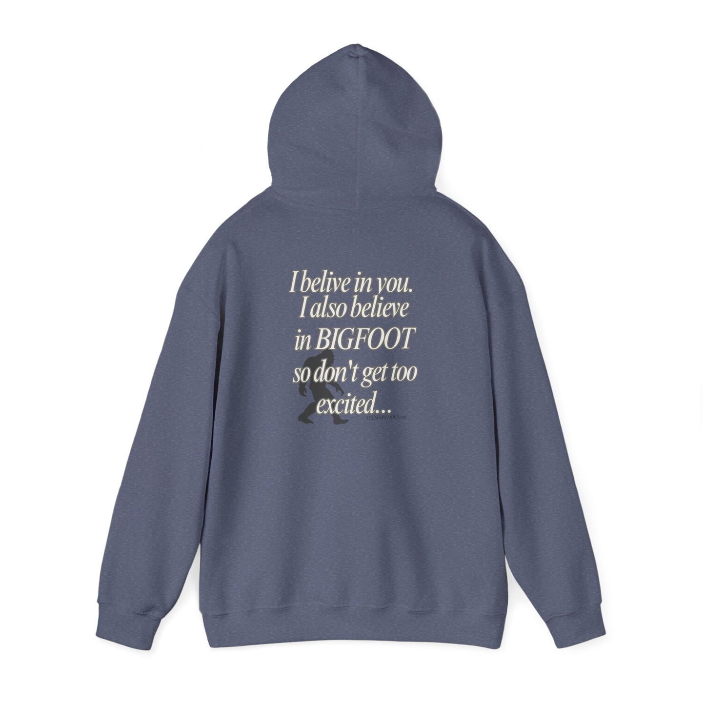 Bigfoot Believer Unisex Hoodie - Fun & Comfy Heavy Blend Sweatshirt for Wilderness Lovers