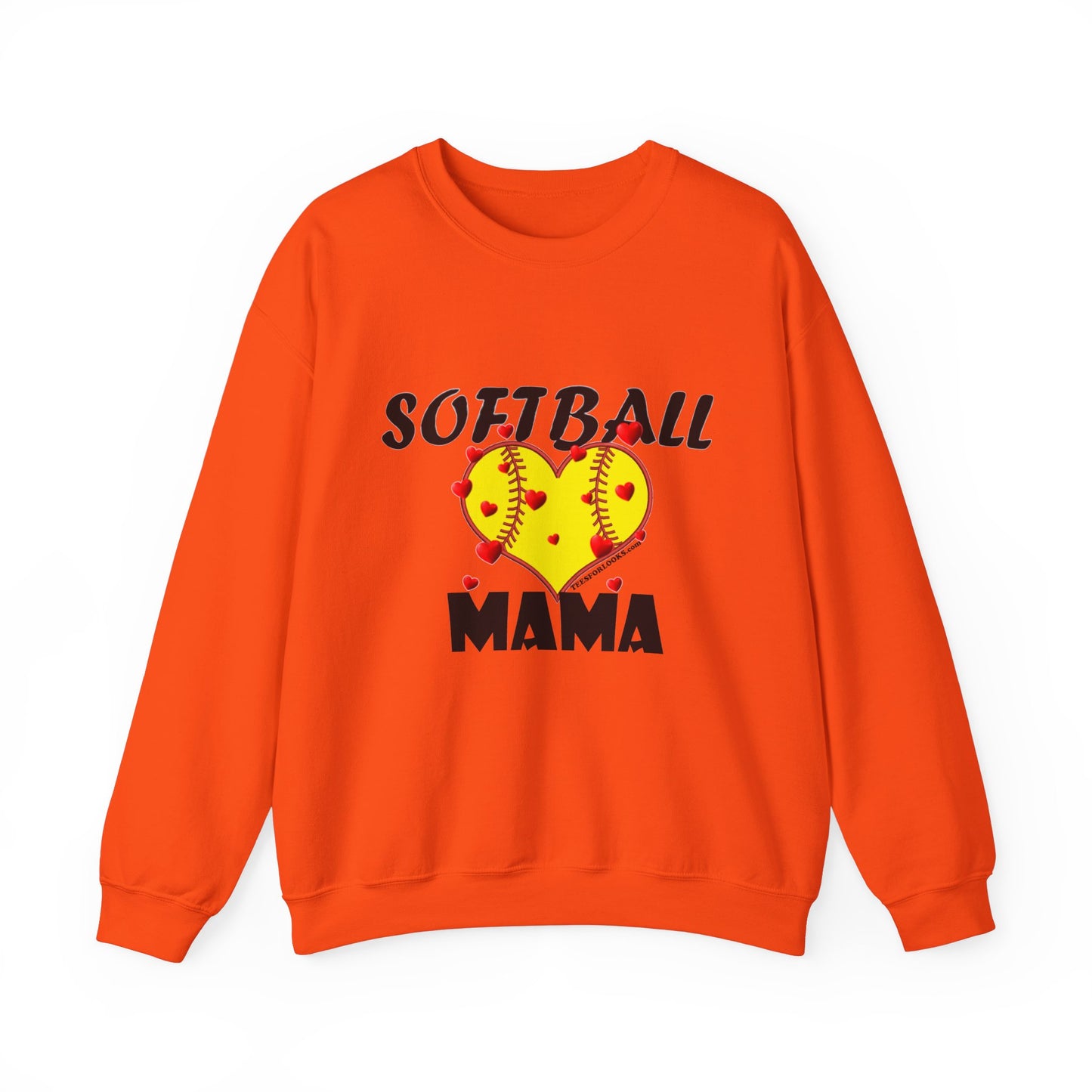 Softball Mama Sweatshirt for Moms - Unisex Heavy Blend™ Crewneck