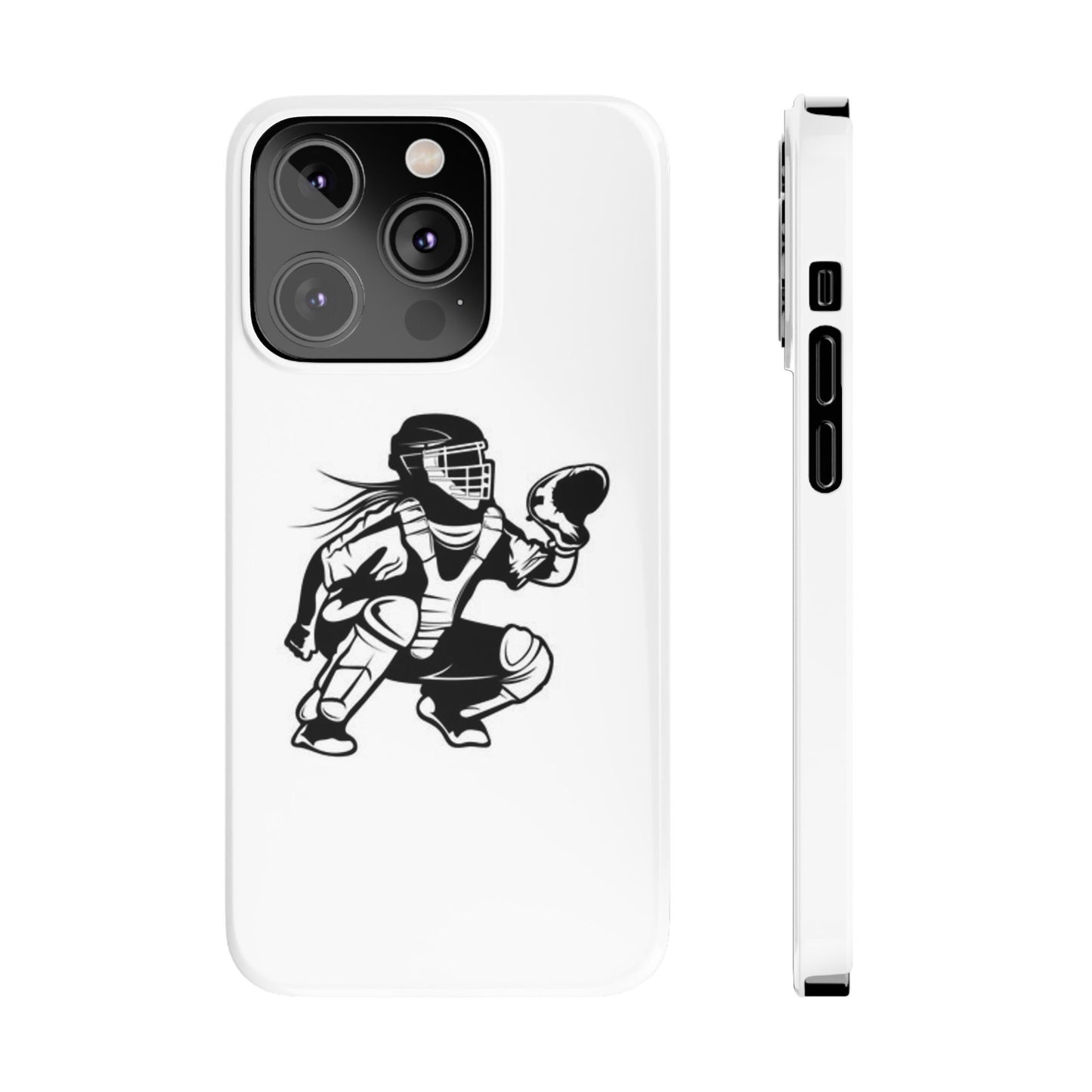 Catcher's Gear Slim Phone Case - Durable & Stylish for Baseball Fans