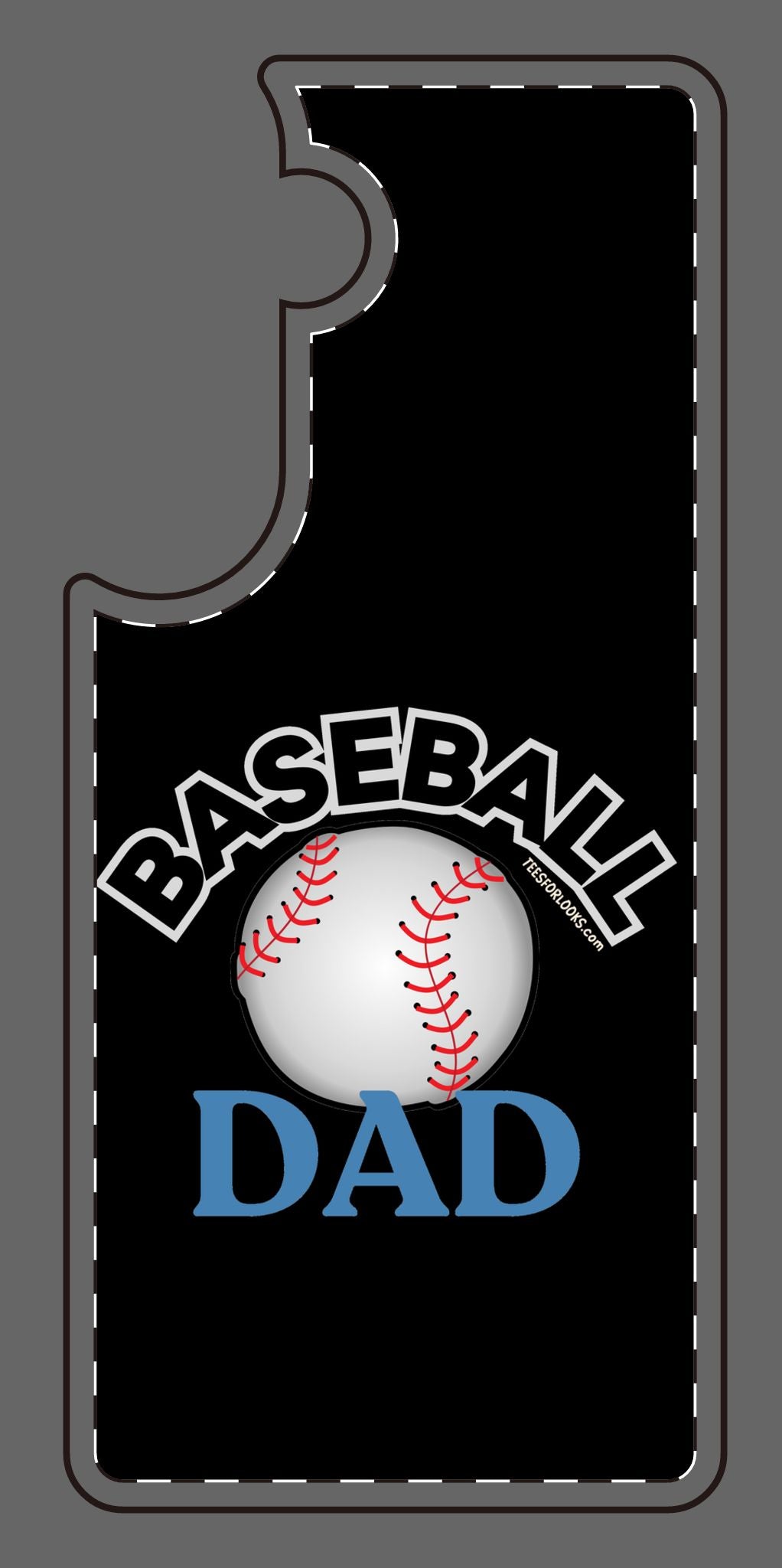 Baseball Dad Silicone Phone Case - Perfect Gift for Sports Lovers