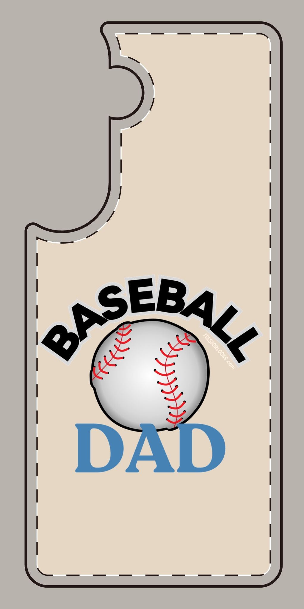 Baseball Dad Silicone Phone Case - Perfect Gift for Sports Lovers