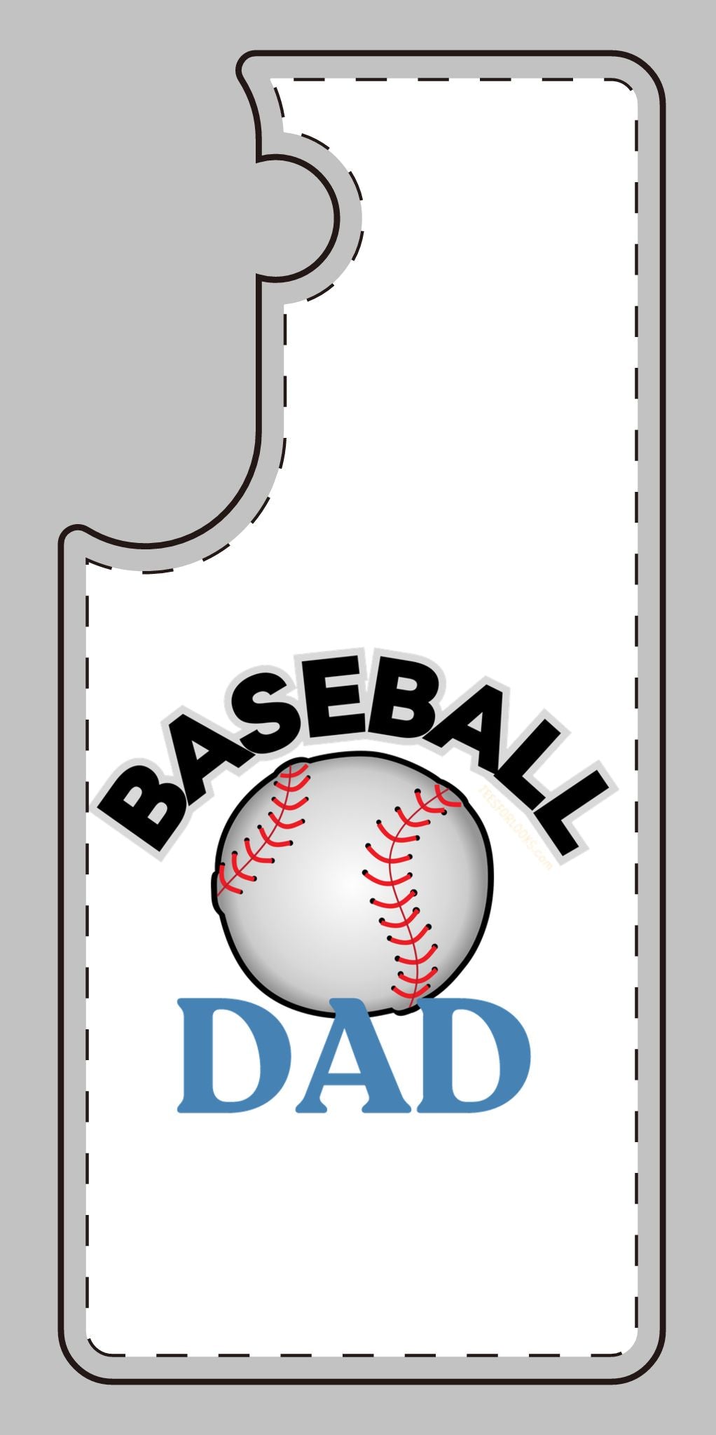 Baseball Dad Silicone Phone Case - Perfect Gift for Sports Lovers