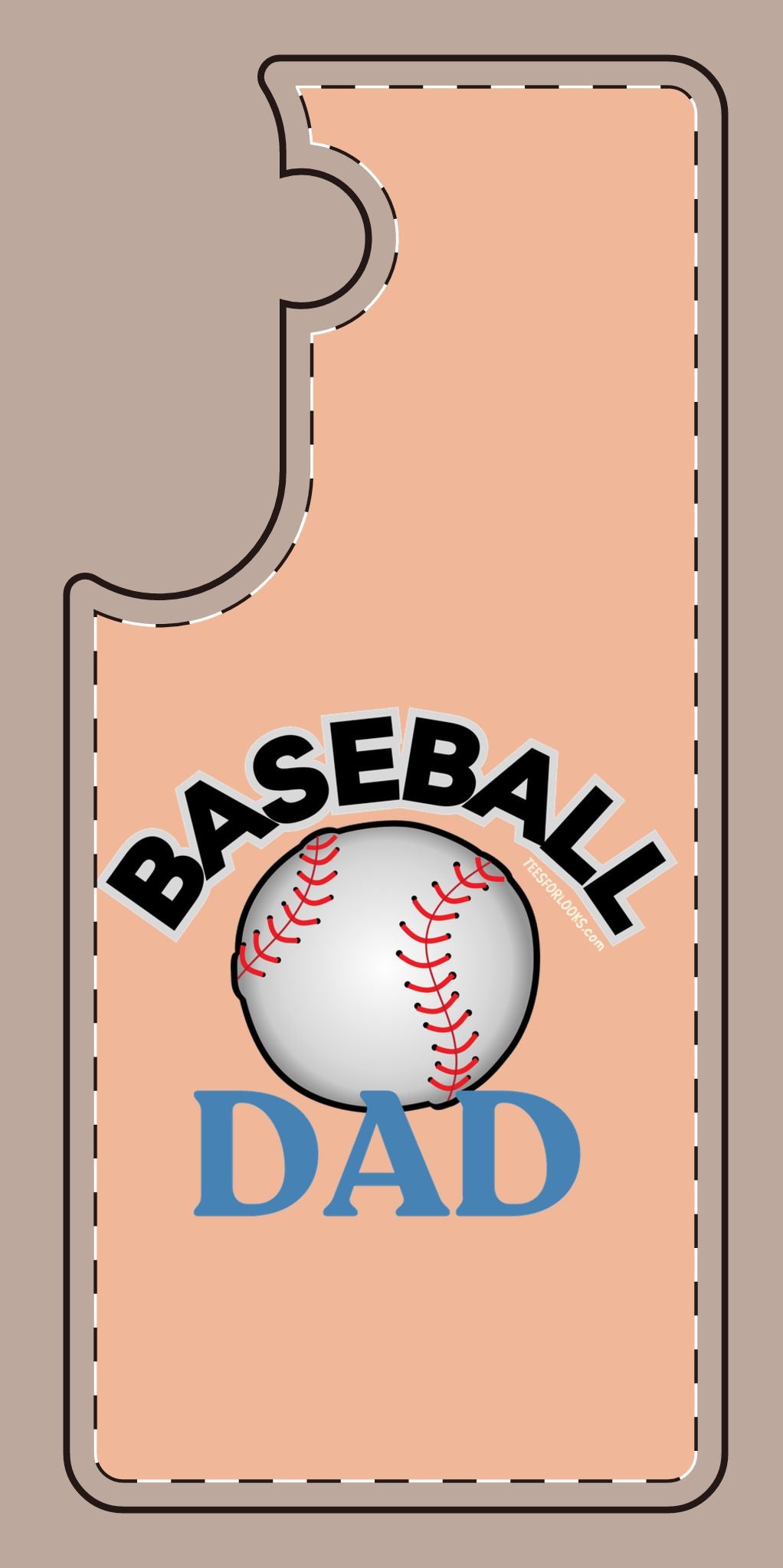 Baseball Dad Silicone Phone Case - Perfect Gift for Sports Lovers