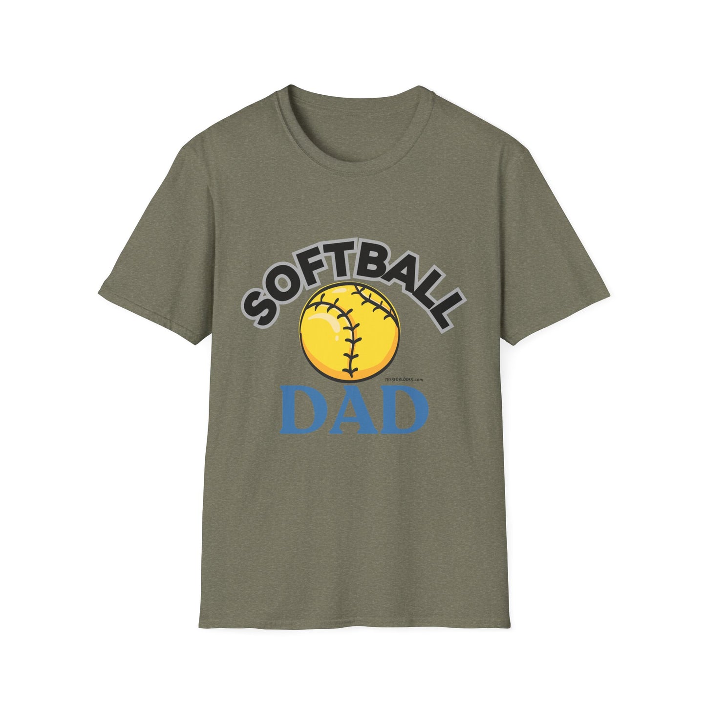 Softball Dad Unisex T-Shirt | Perfect Gift for Sports Lovers