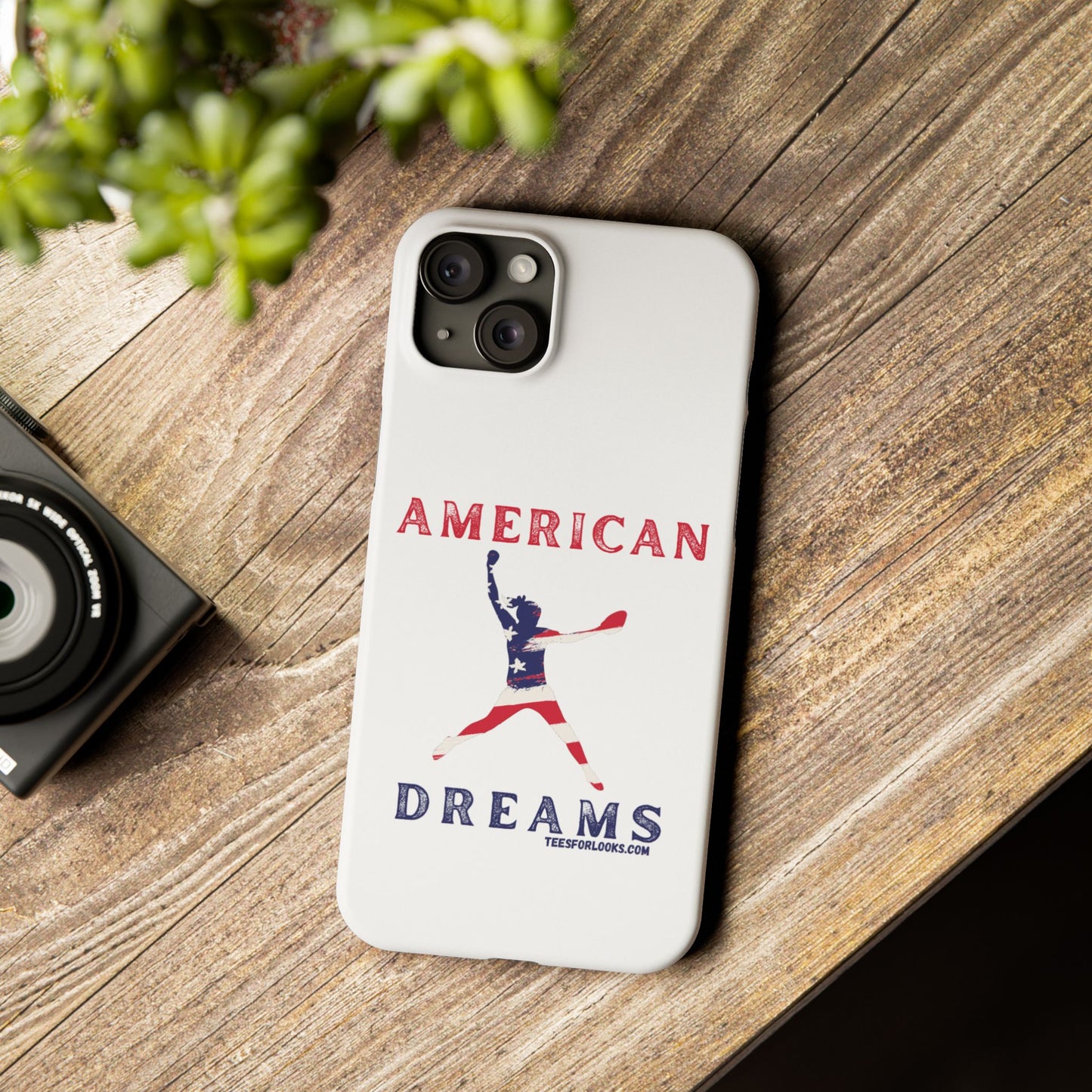 American Dreams Slim Phone Cases - Stylish Protection for Patriotism