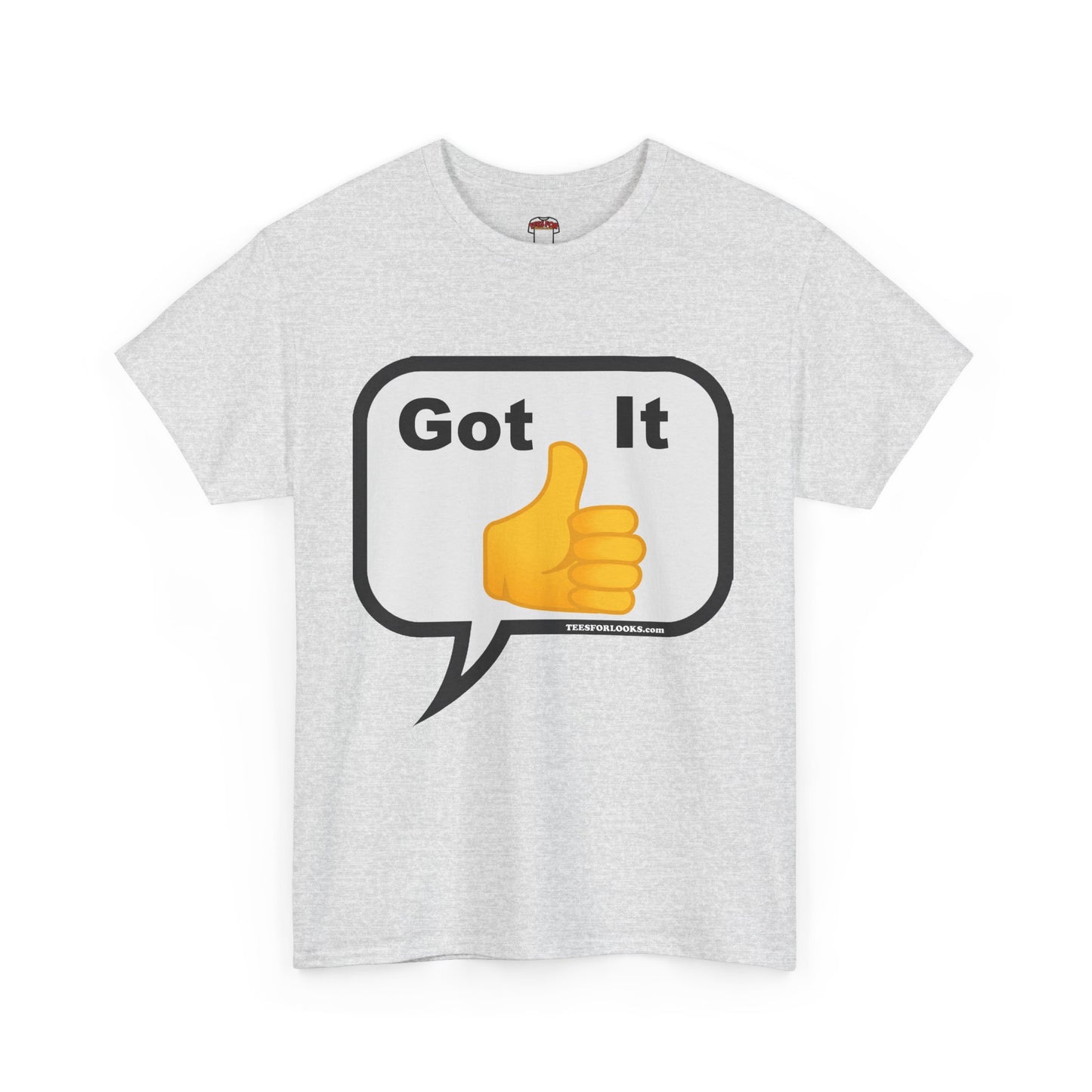 Unisex Heavy Cotton Tee - "Got It" Emoji Design