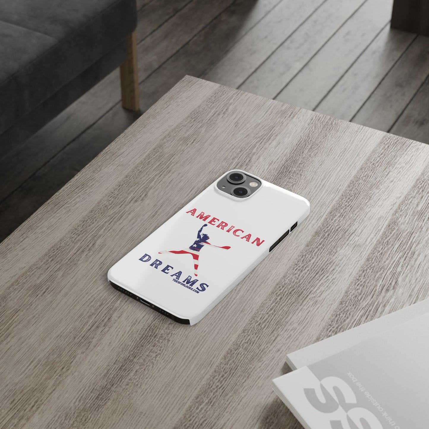 American Dreams Slim Phone Cases - Stylish Protection for Patriotism