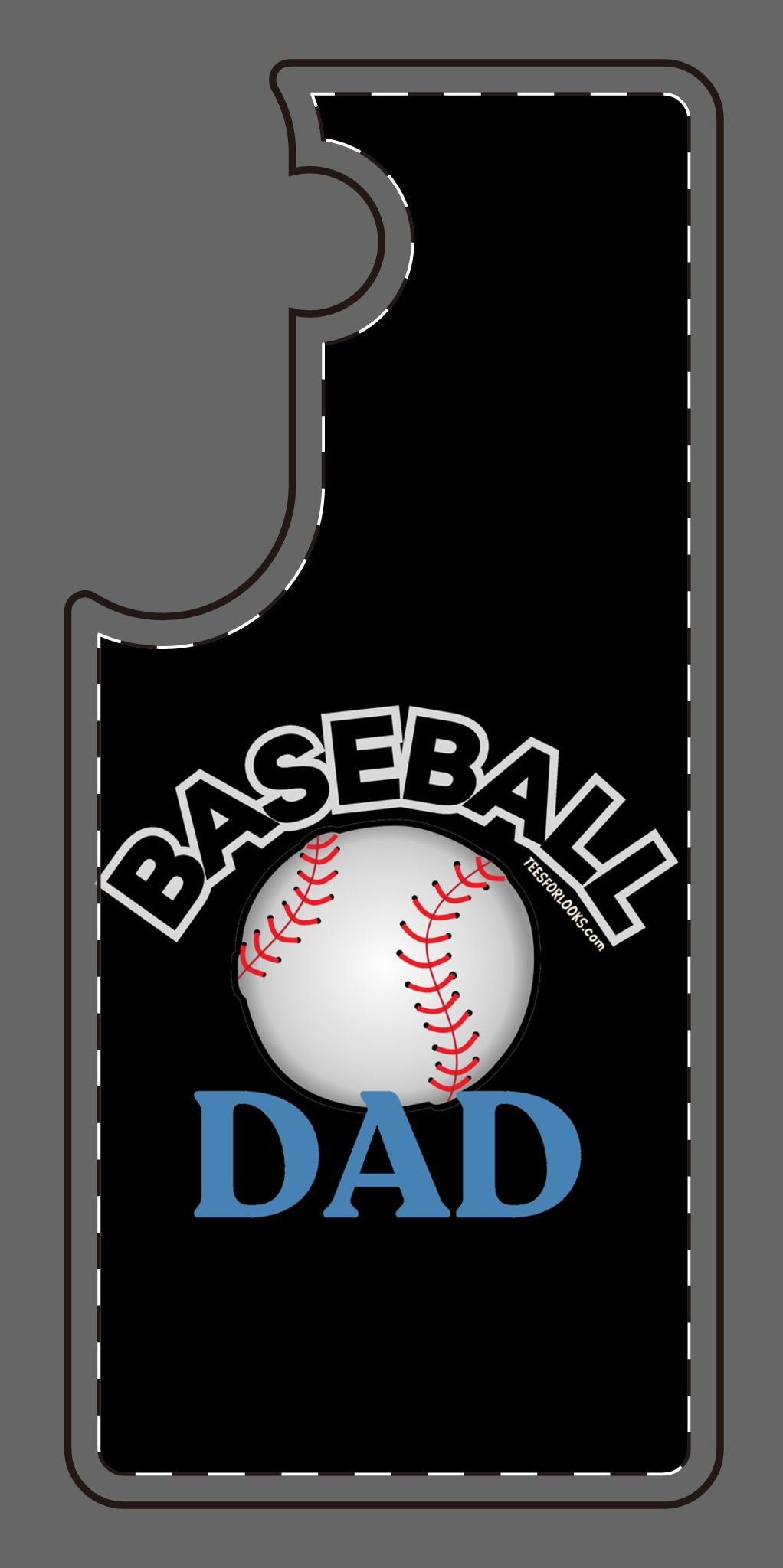 Baseball Dad Silicone Phone Case - Perfect Gift for Sports Lovers