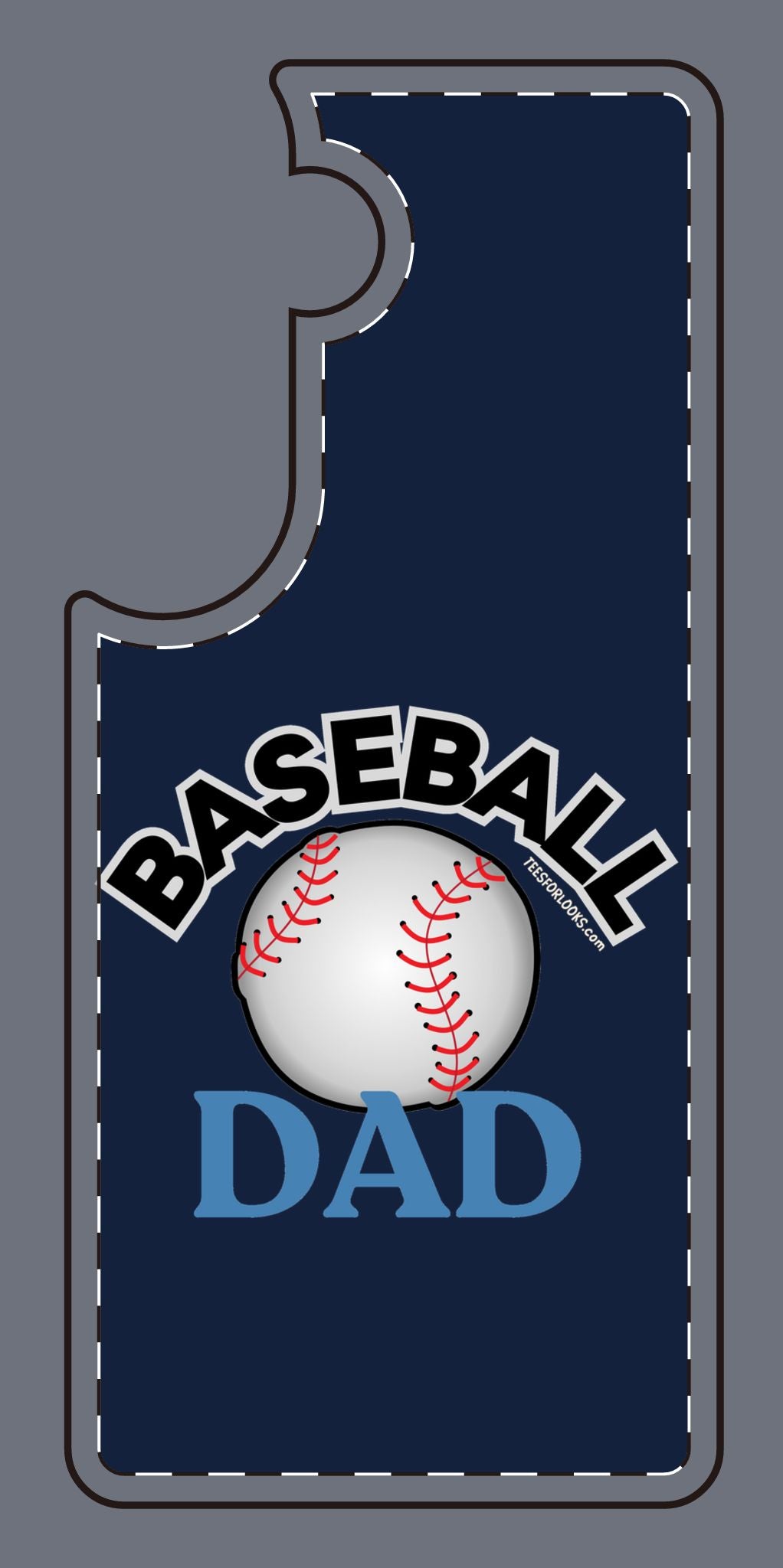 Baseball Dad Silicone Phone Case - Perfect Gift for Sports Lovers