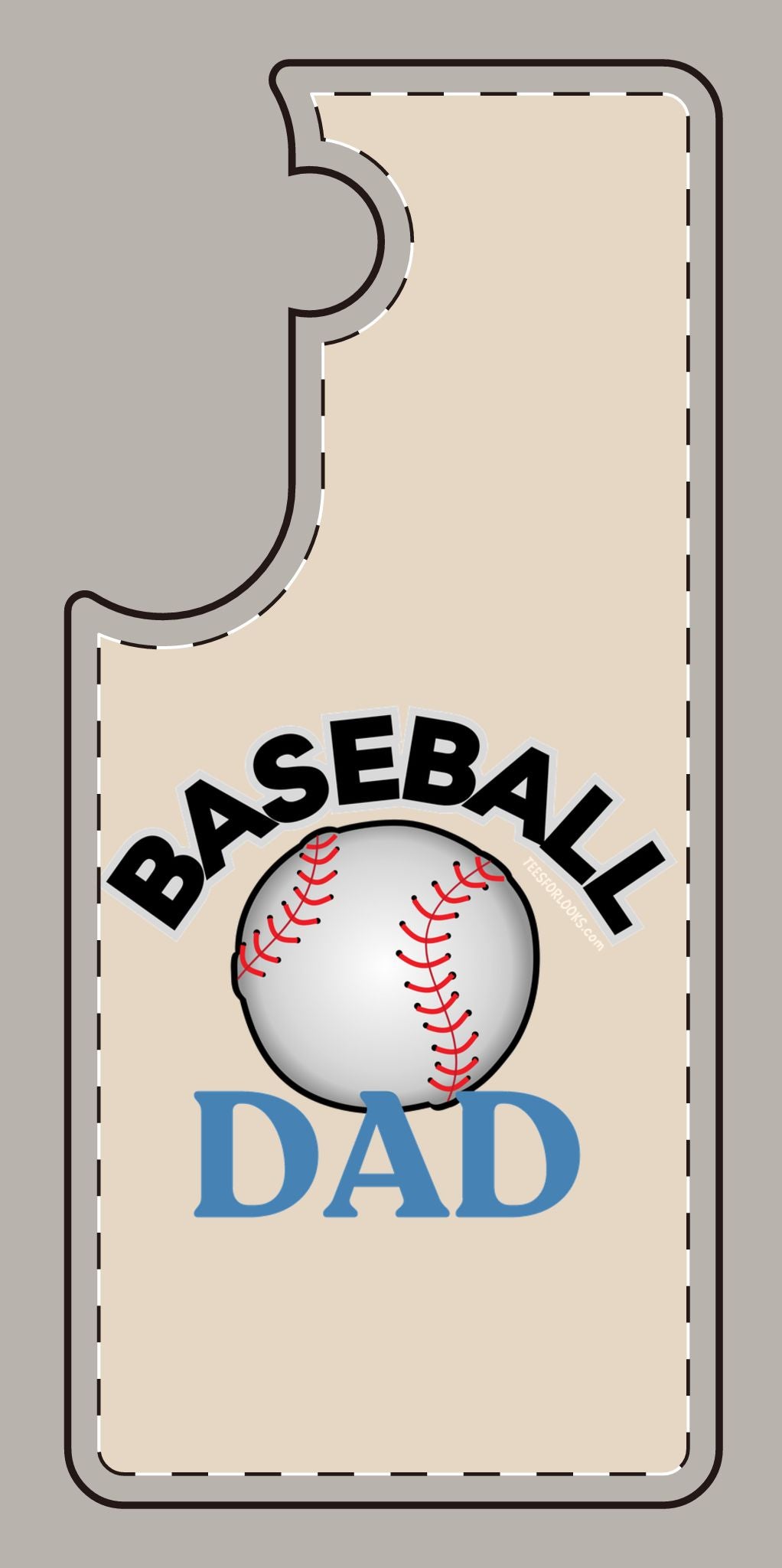 Baseball Dad Silicone Phone Case - Perfect Gift for Sports Lovers