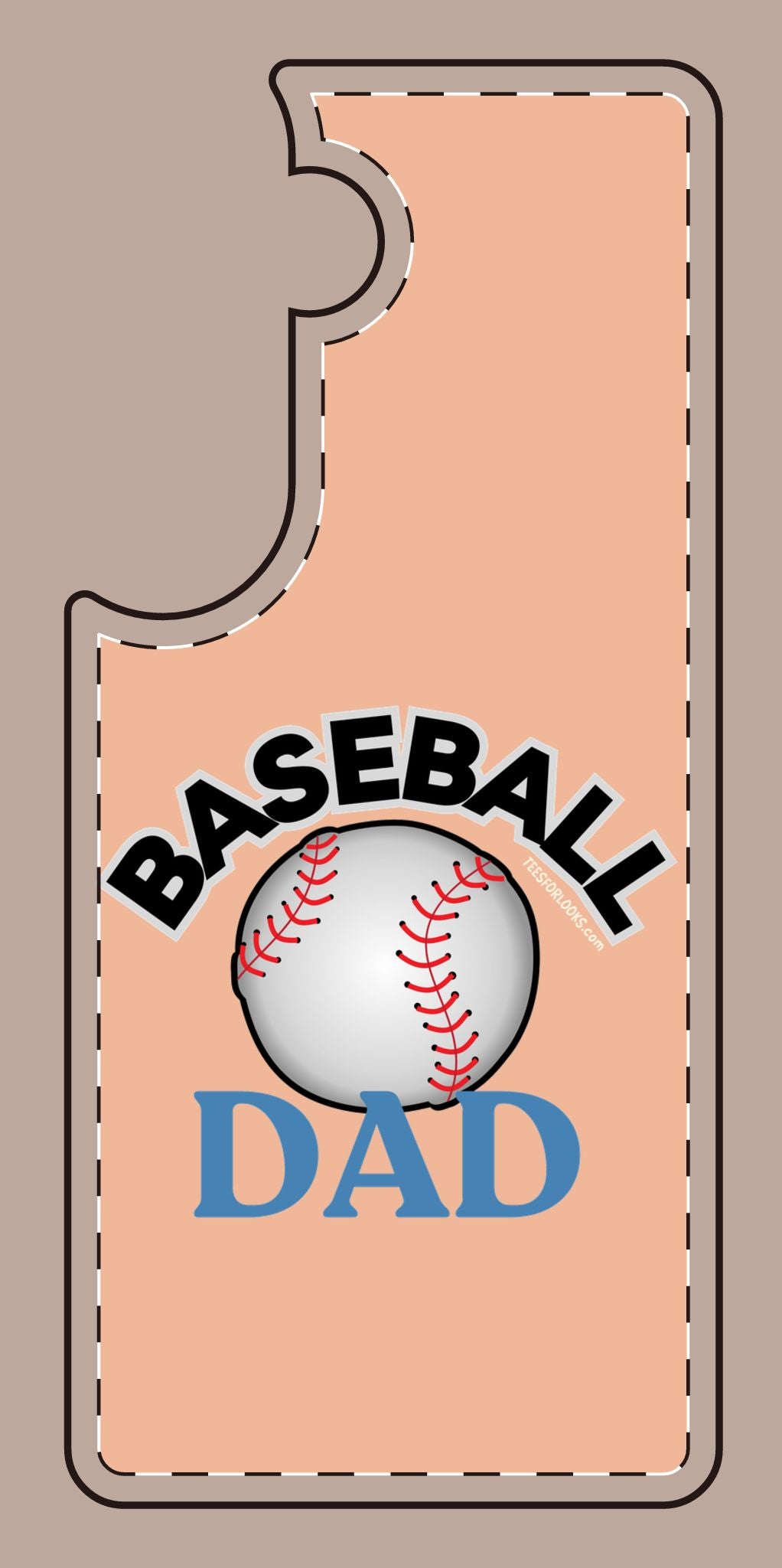 Baseball Dad Silicone Phone Case - Perfect Gift for Sports Lovers