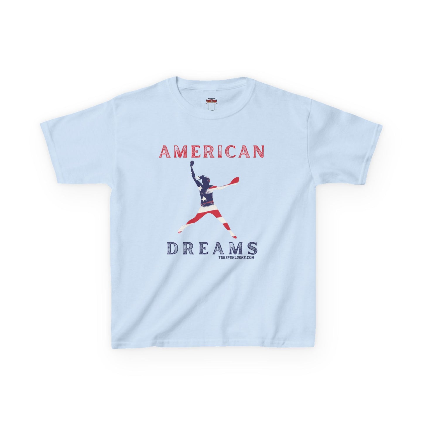 American Dreams Kids Heavy Cotton™ Tee - Patriotic Graphic Shirt for Celebrations