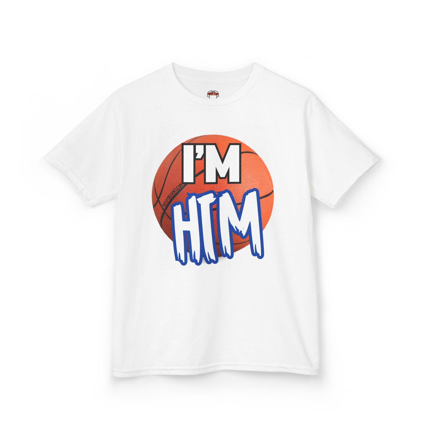 I'm HTM Kids Basketball Tee - Heavy Cotton T-Shirt for Young Athletes