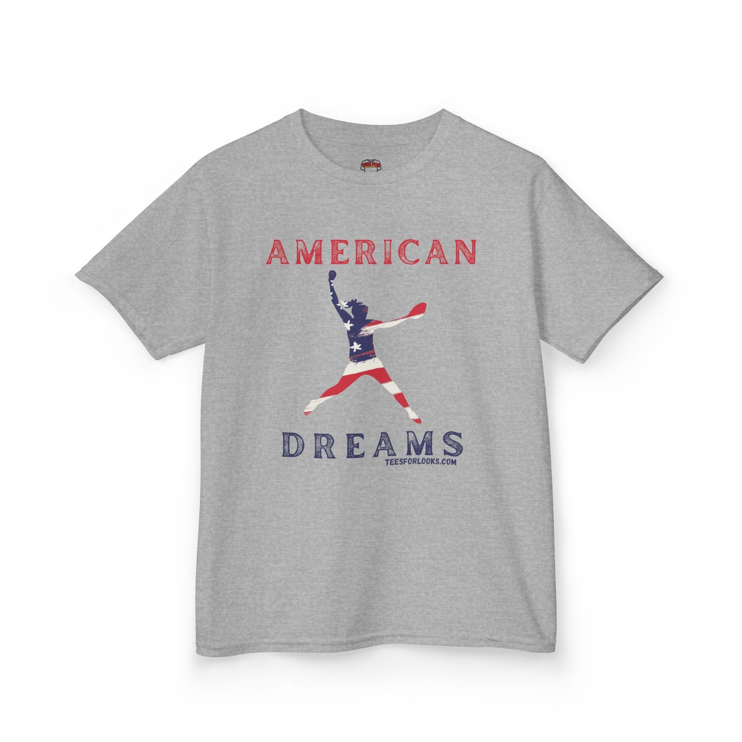 American Dreams Kids Heavy Cotton™ Tee - Patriotic Graphic Shirt for Celebrations