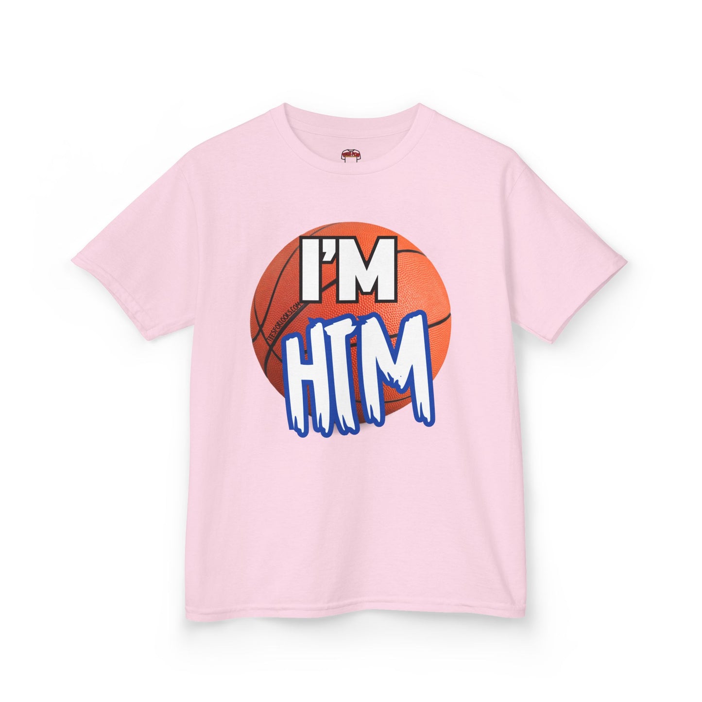 I'm HTM Kids Basketball Tee - Heavy Cotton T-Shirt for Young Athletes