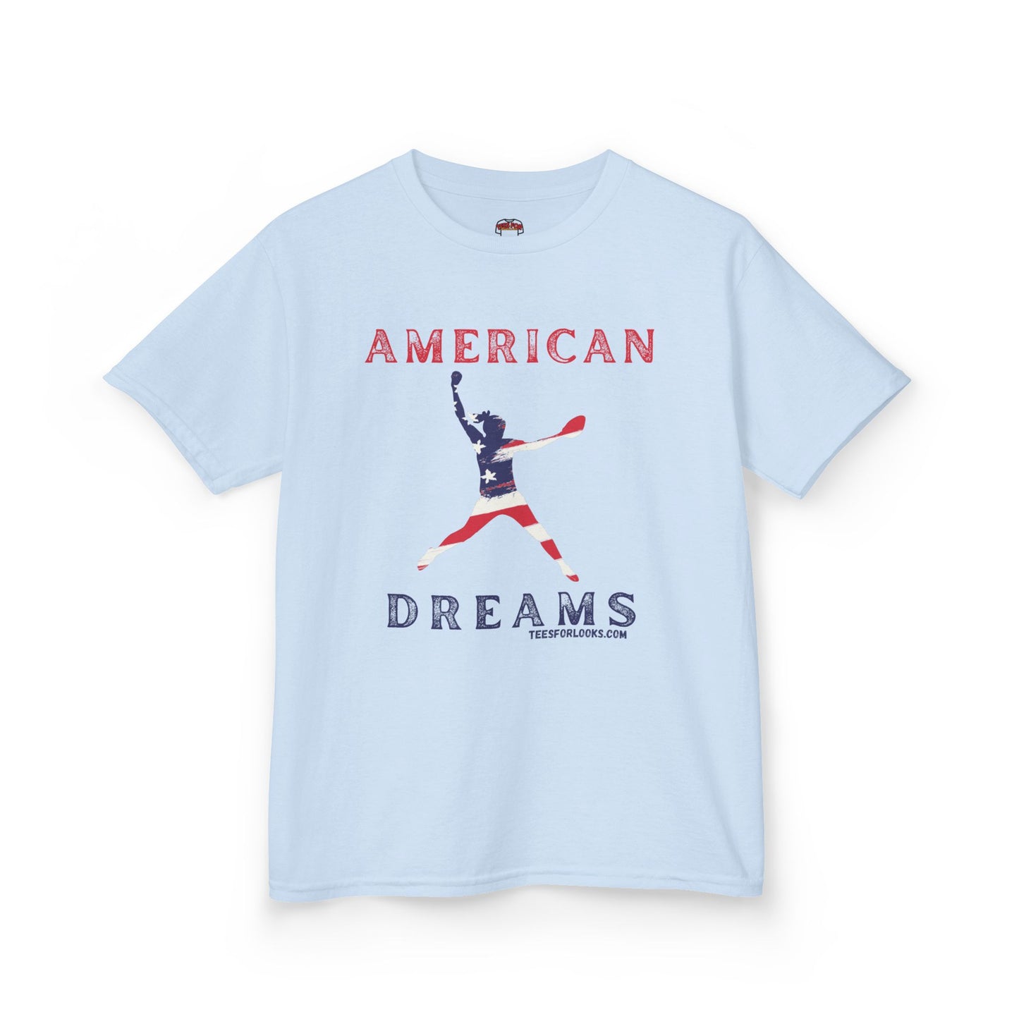 American Dreams Kids Heavy Cotton™ Tee - Patriotic Graphic Shirt for Celebrations