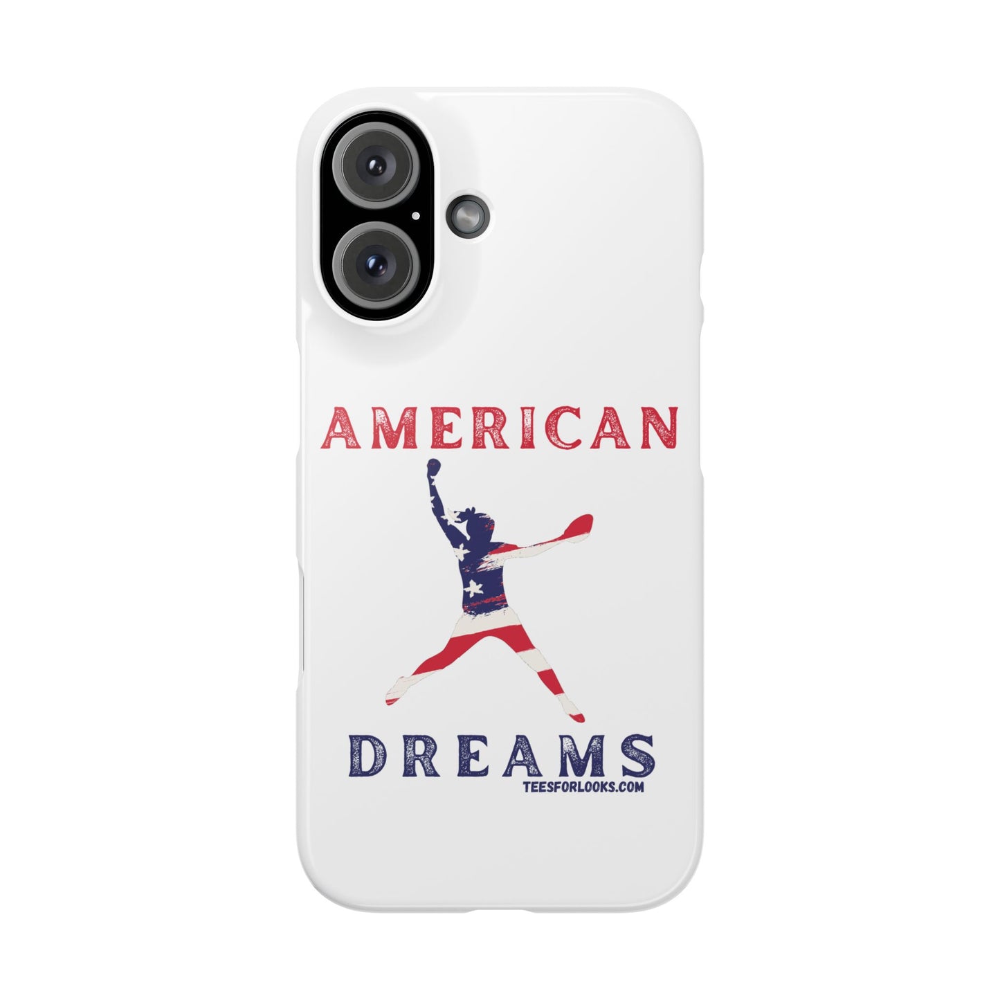 American Dreams Slim Phone Cases - Stylish Protection for Patriotism