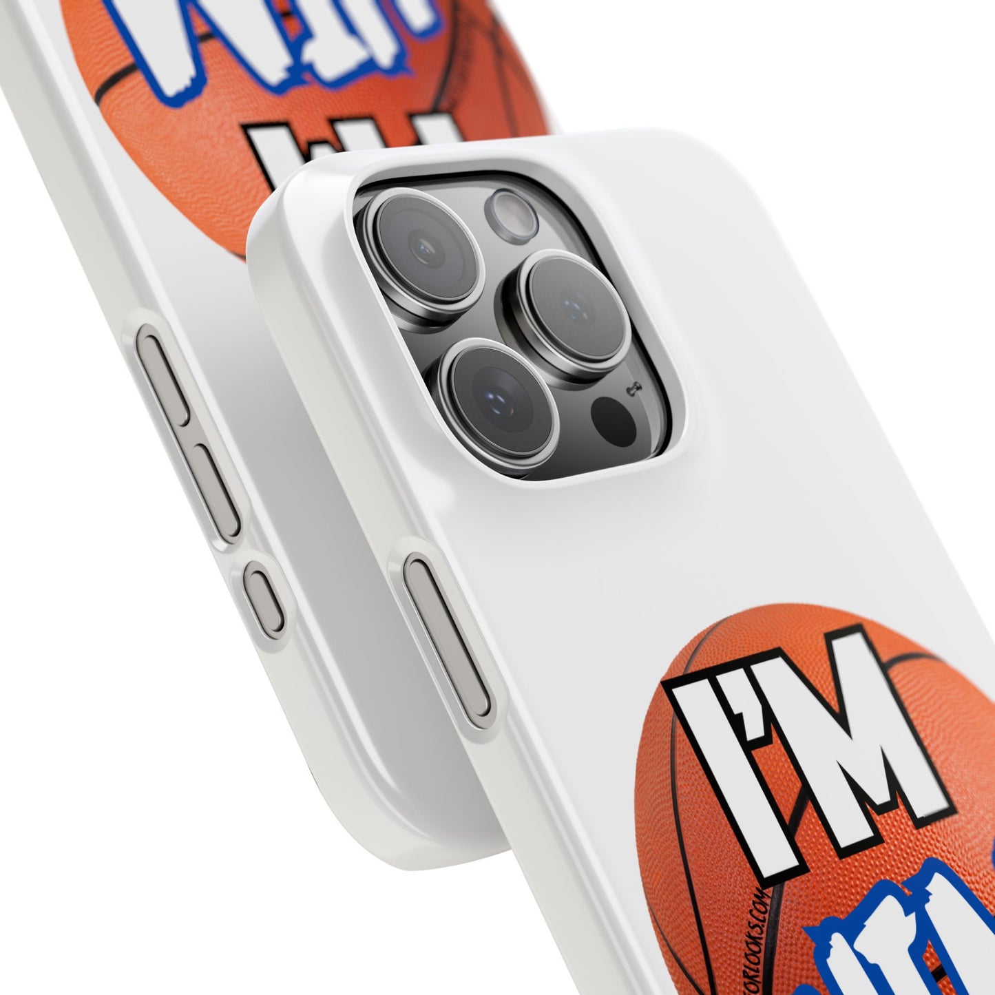 Basketball Slim Phone Case - I'm HTM Design for Sports Fans