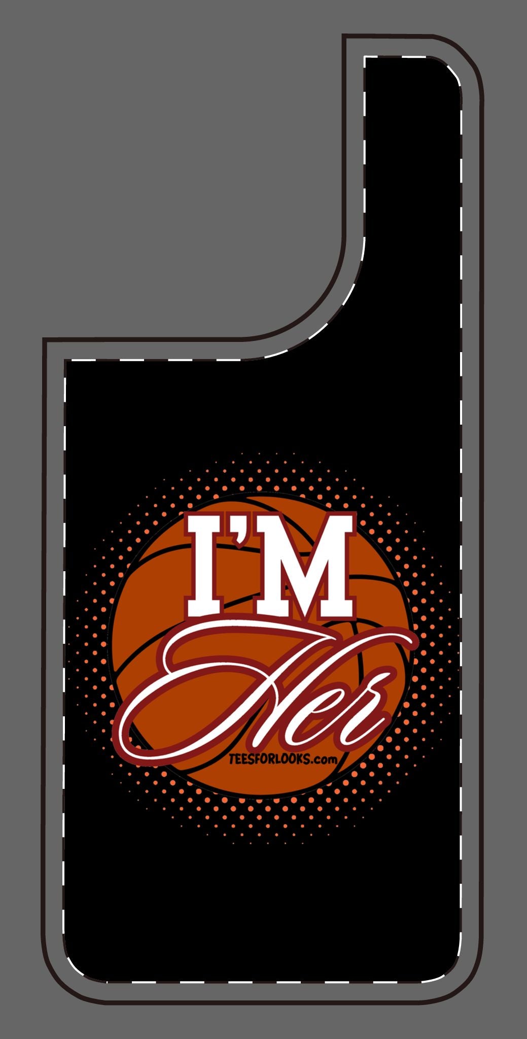 I'M Her Basketball Silicone Phone Case - Perfect for Sports Fans