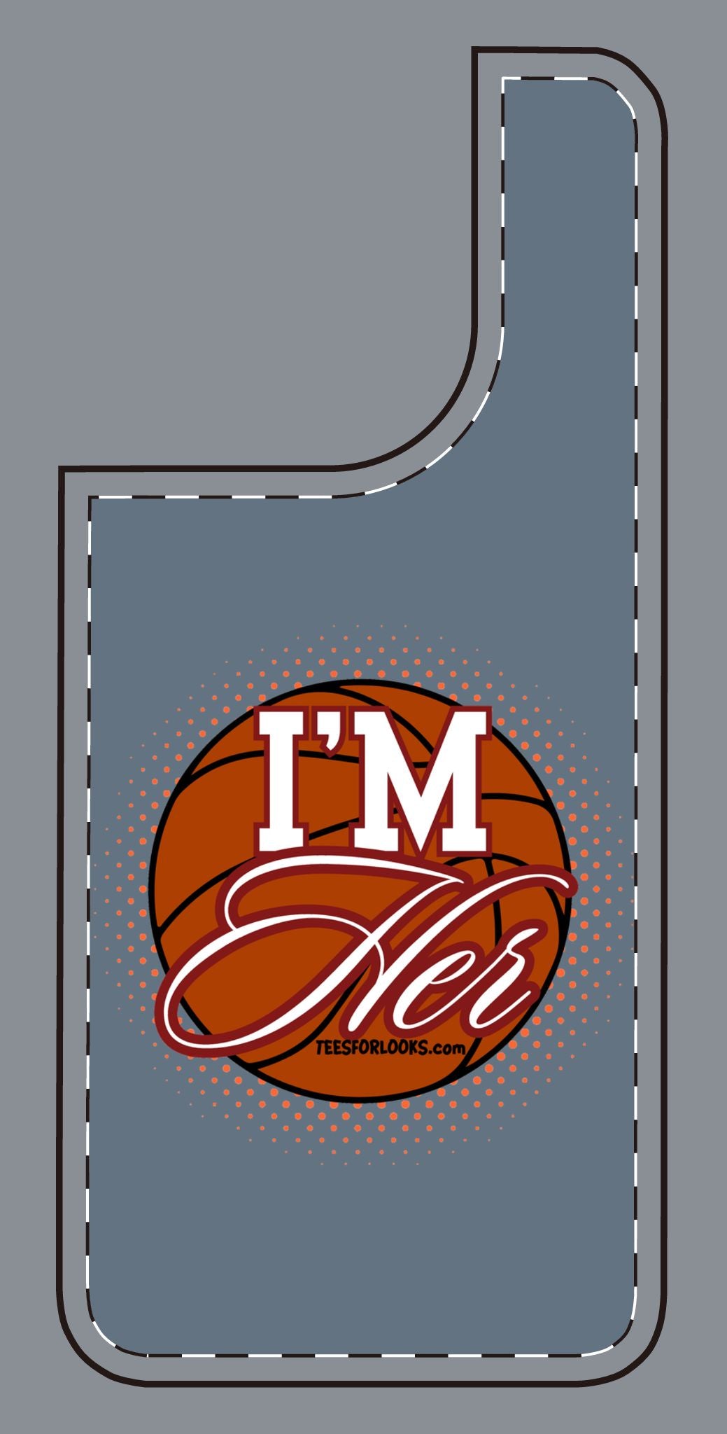 I'M Her Basketball Silicone Phone Case - Perfect for Sports Fans