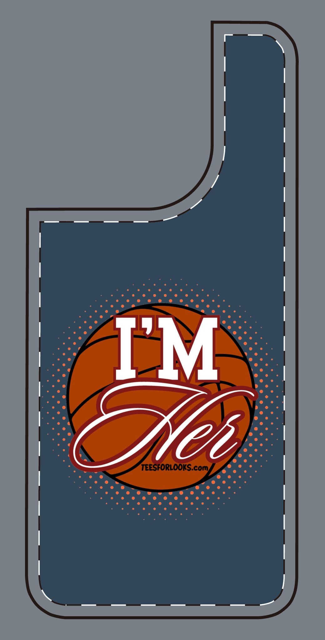 I'M Her Basketball Silicone Phone Case - Perfect for Sports Fans