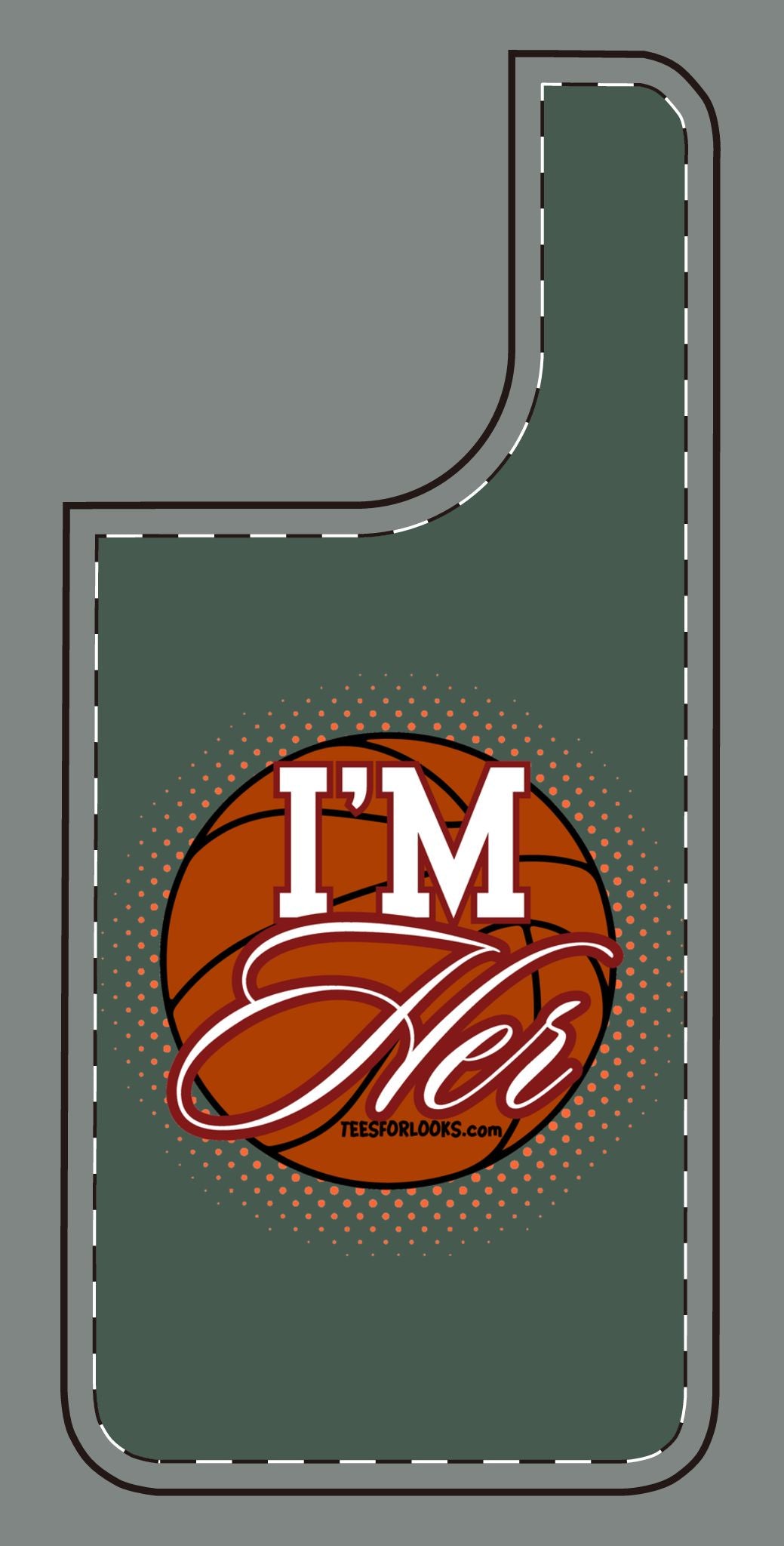 I'M Her Basketball Silicone Phone Case - Perfect for Sports Fans