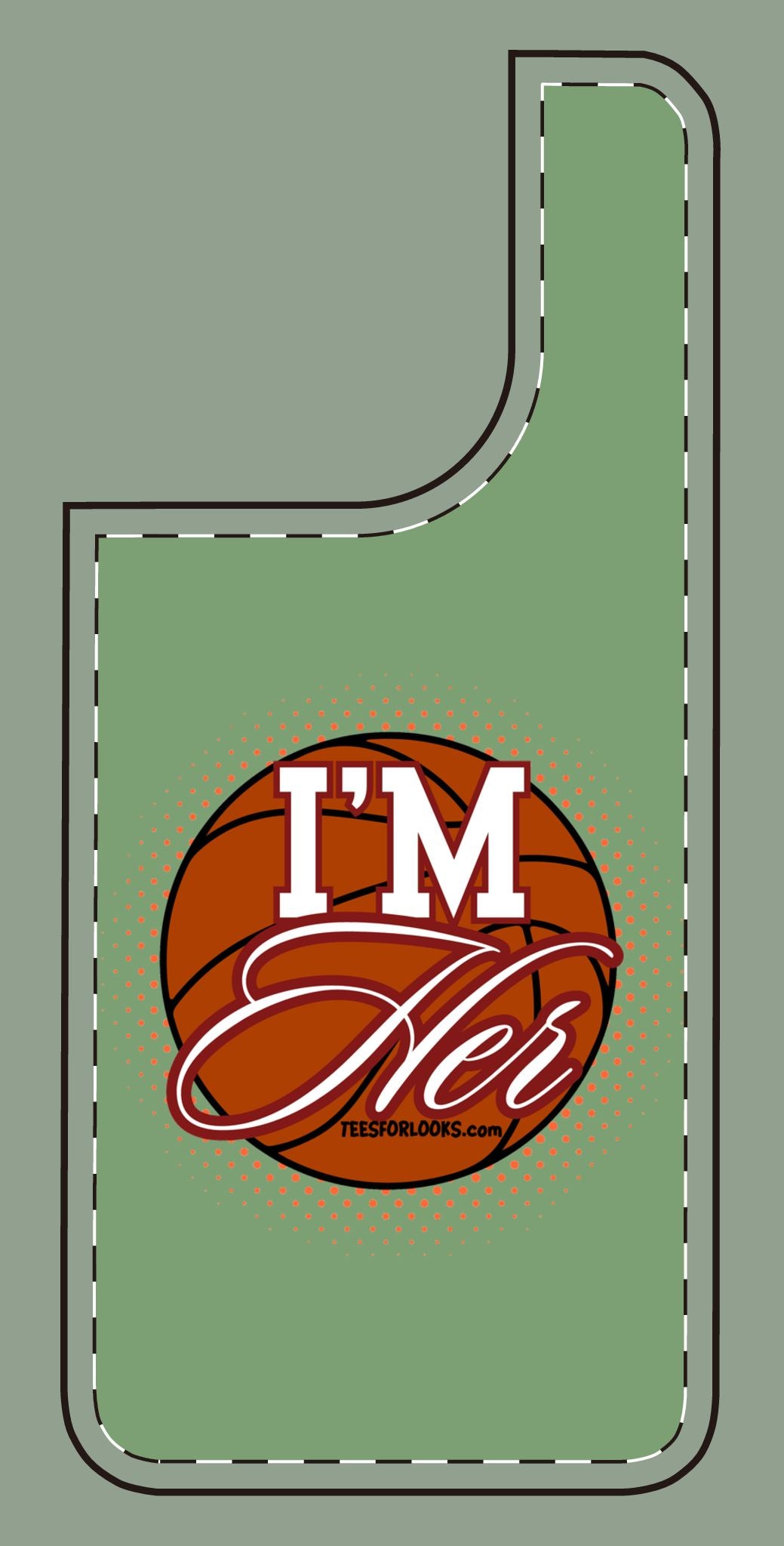 I'M Her Basketball Silicone Phone Case - Perfect for Sports Fans