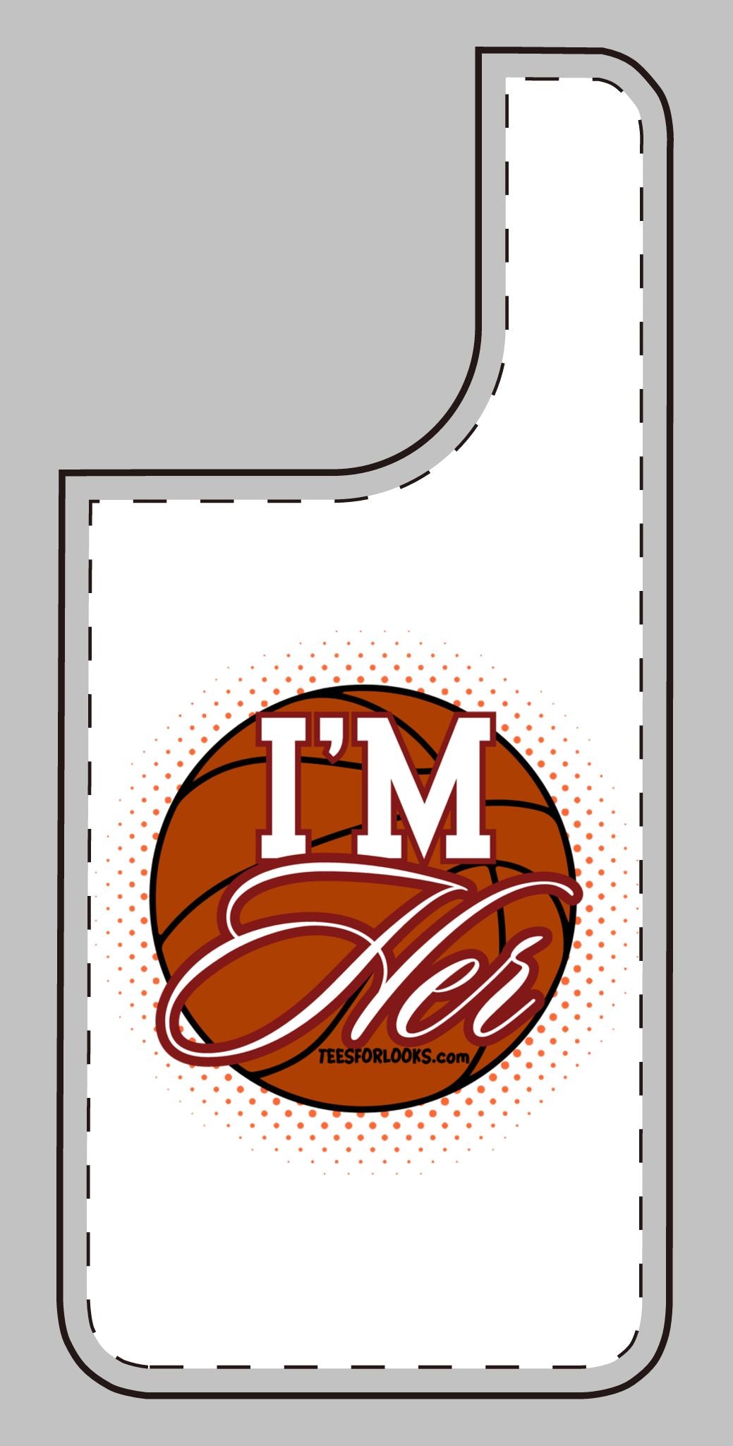 I'M Her Basketball Silicone Phone Case - Perfect for Sports Fans