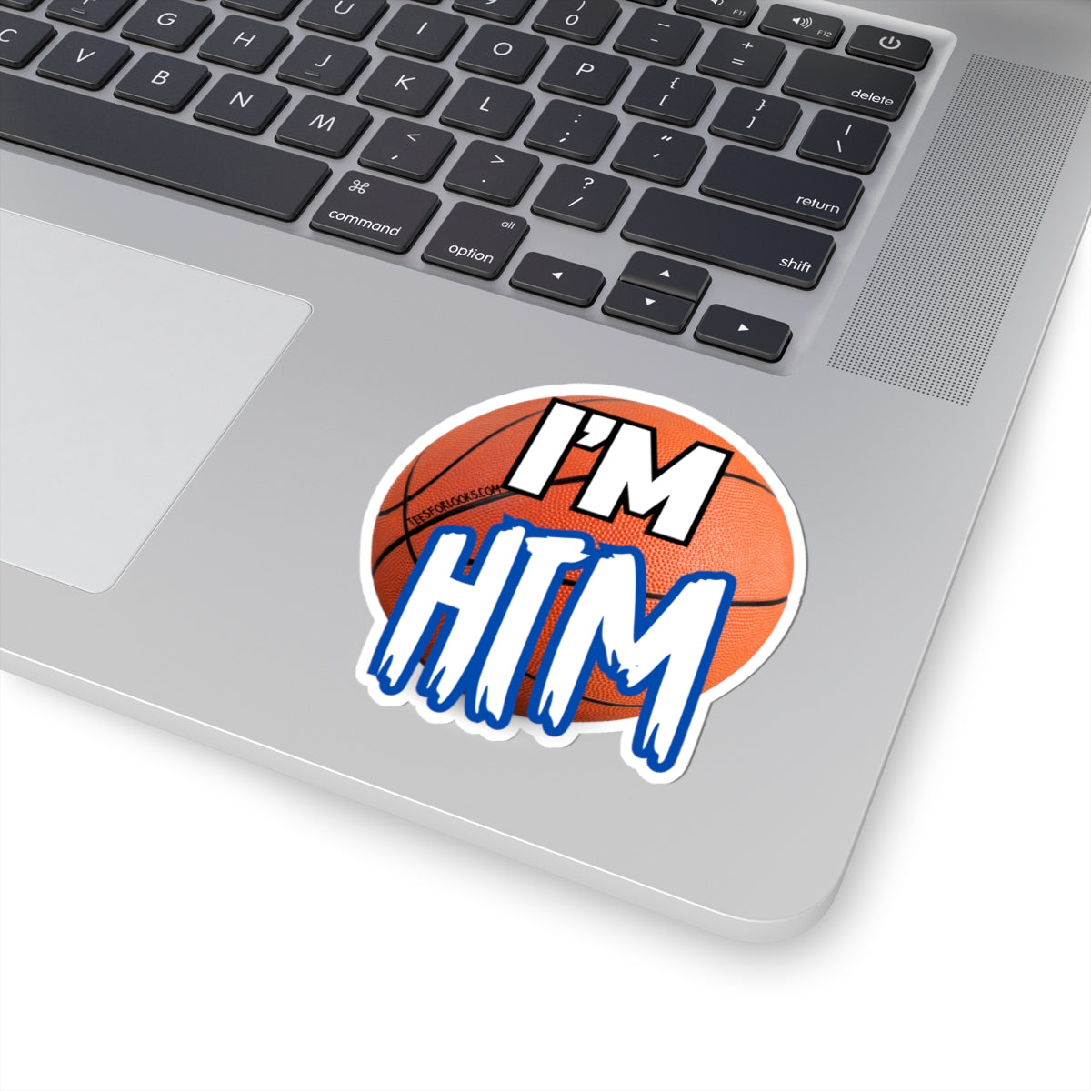 Basketball Sticker - "I'm HTM" Motivational Sports Decor