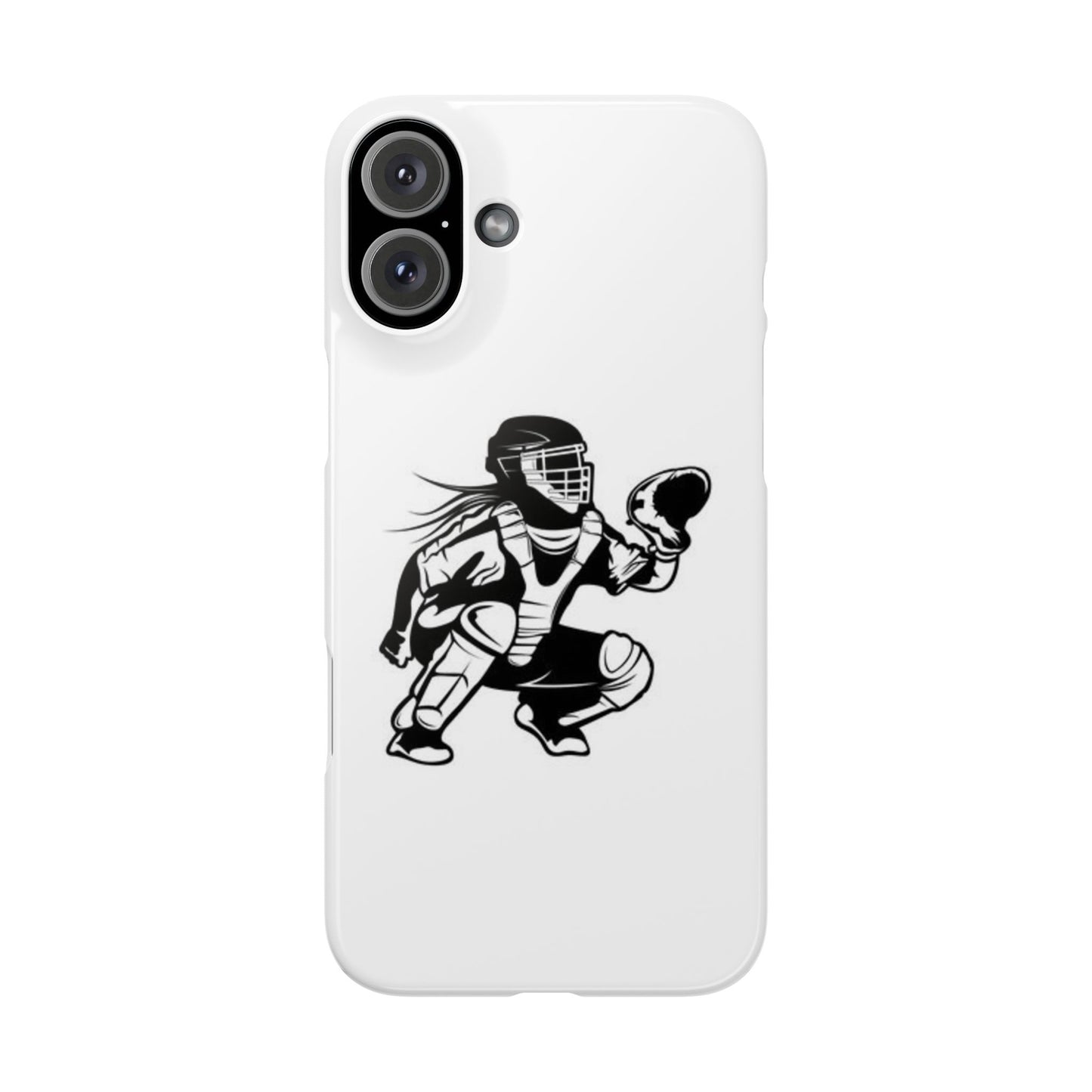 Catcher's Gear Slim Phone Case - Durable & Stylish for Baseball Fans