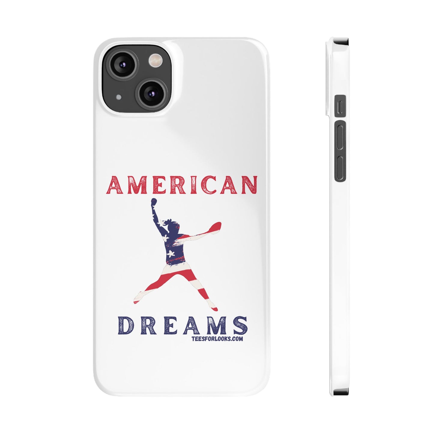 American Dreams Slim Phone Cases - Stylish Protection for Patriotism