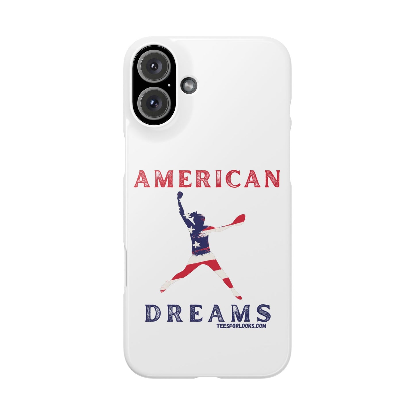 American Dreams Slim Phone Cases - Stylish Protection for Patriotism